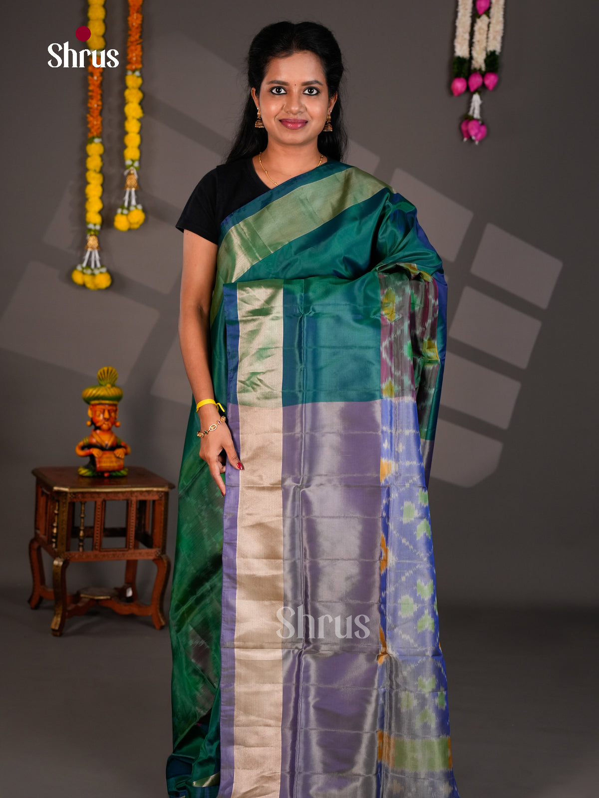 Semi uppada Saree - EBS25063 - Shop on Shrus.com