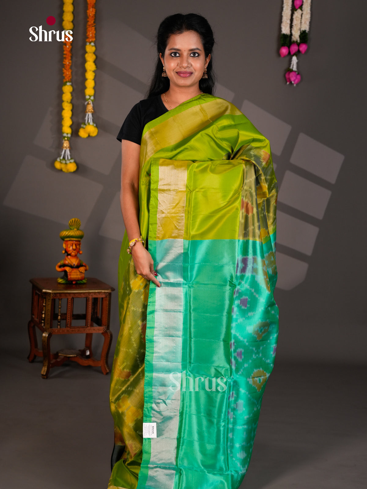 Semi uppada Saree - EBS25069 - Shop on Shrus.com