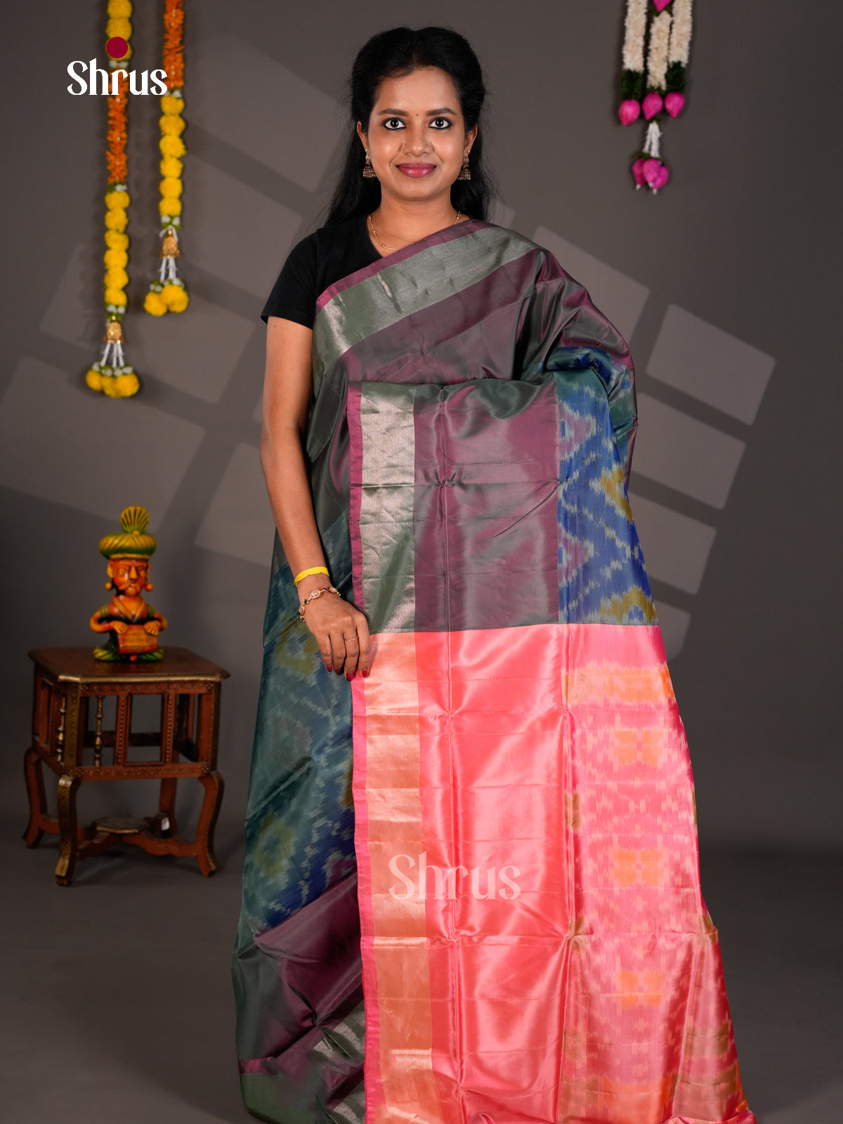 Semi uppada Saree - EBS25071 - Shop on Shrus.com