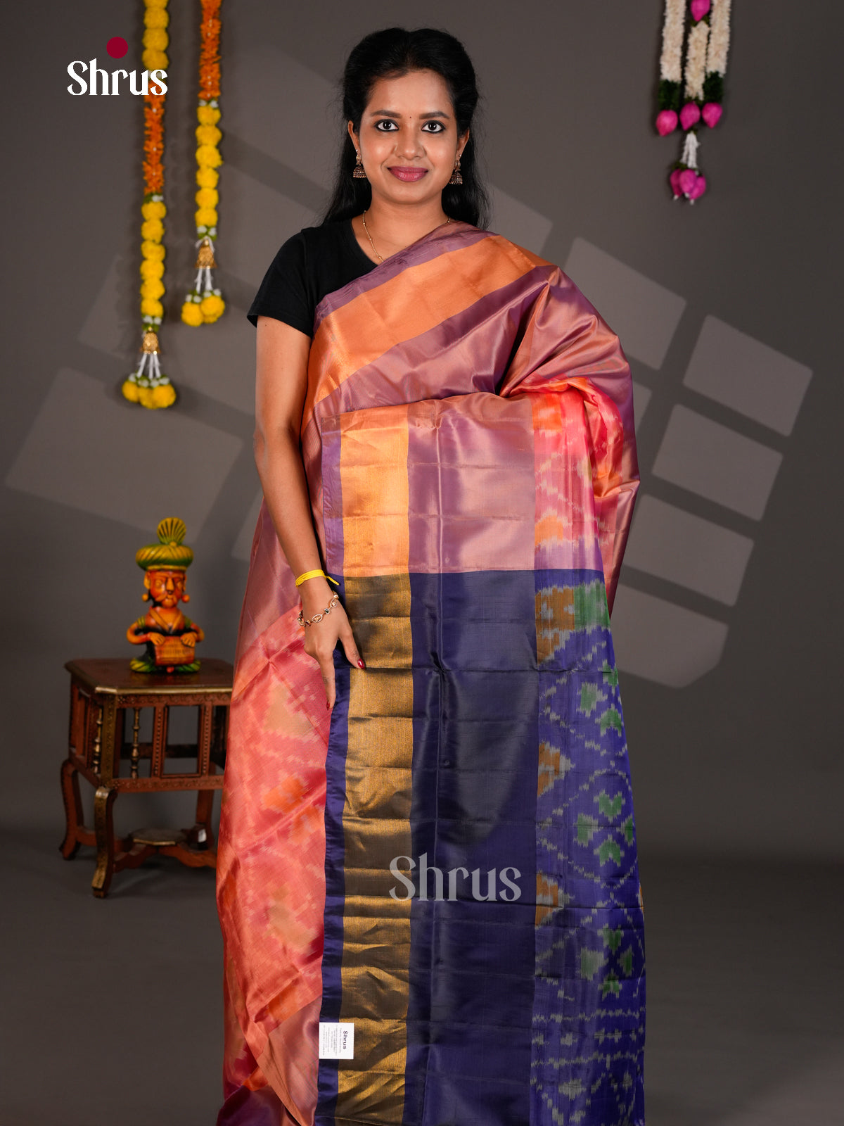 Semi uppada Saree - EBS25073 - Shop on Shrus.com