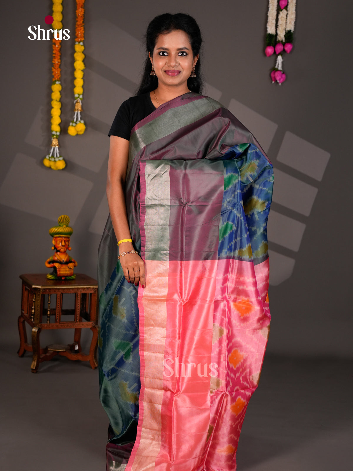 Semi uppada Saree - EBS25074 - Shop on Shrus.com