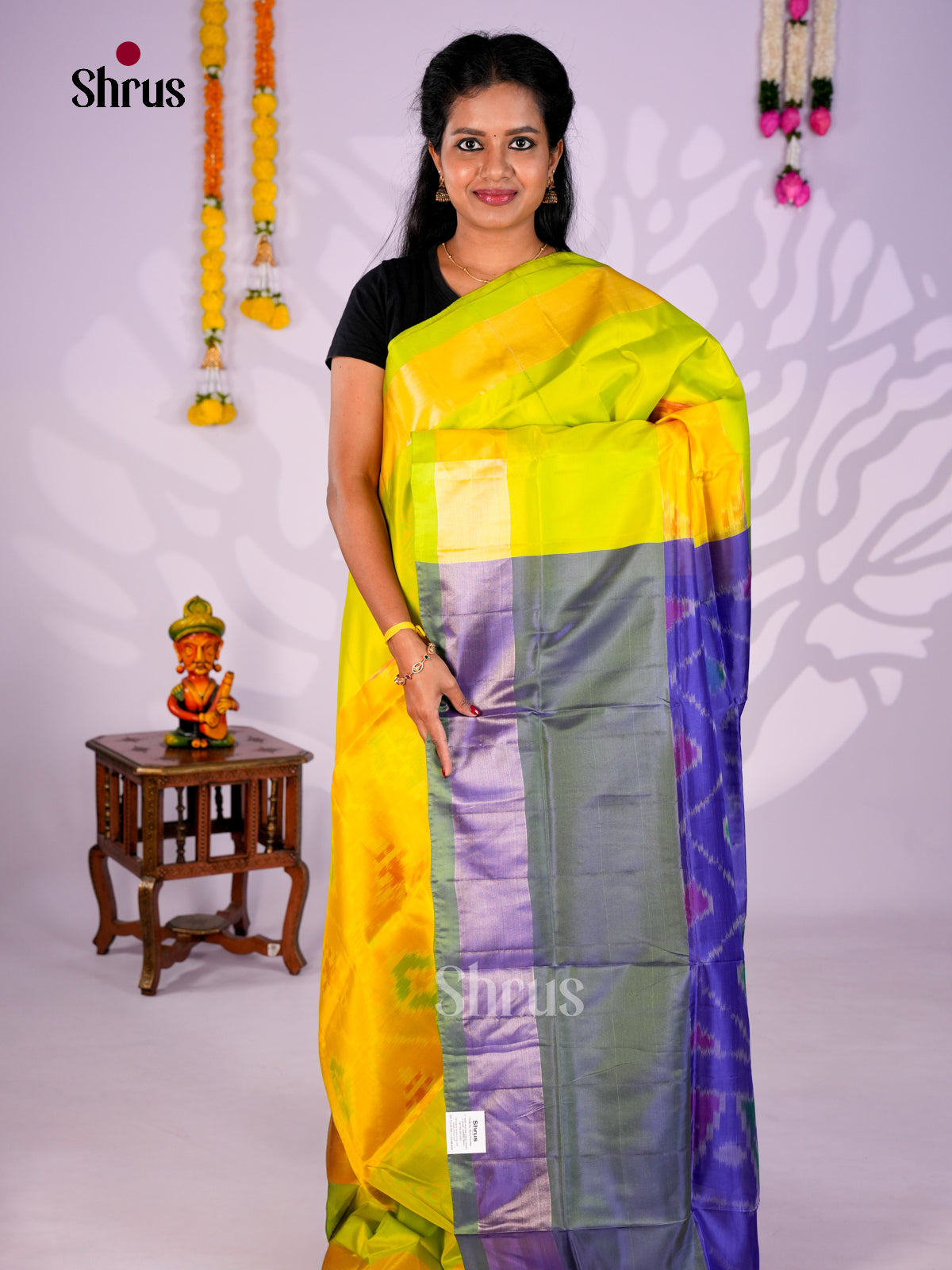 Semi uppada Saree - EBS25077 - Shop on Shrus.com
