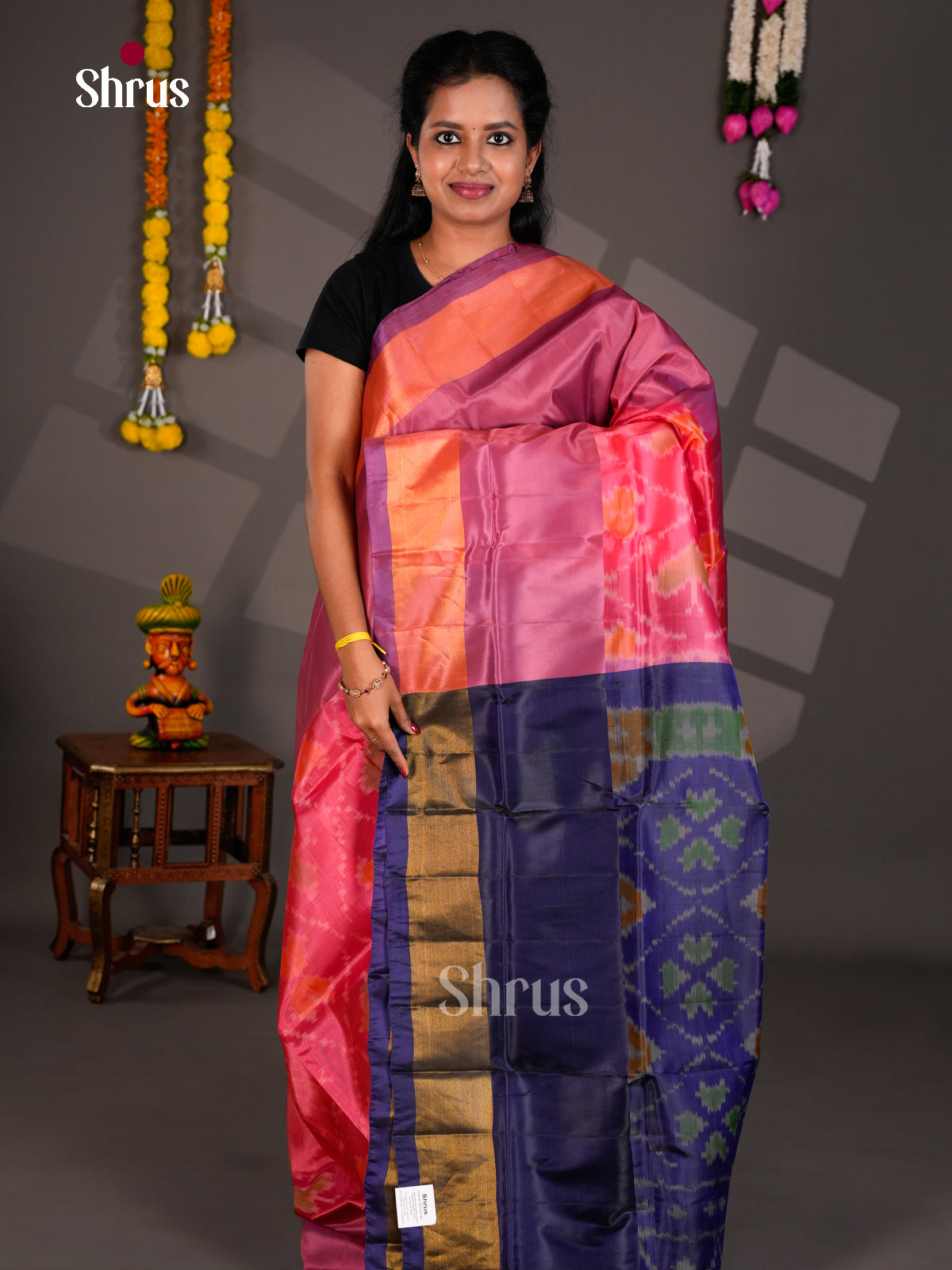 Semi uppada Saree - EBS25078 - Shop on Shrus.com