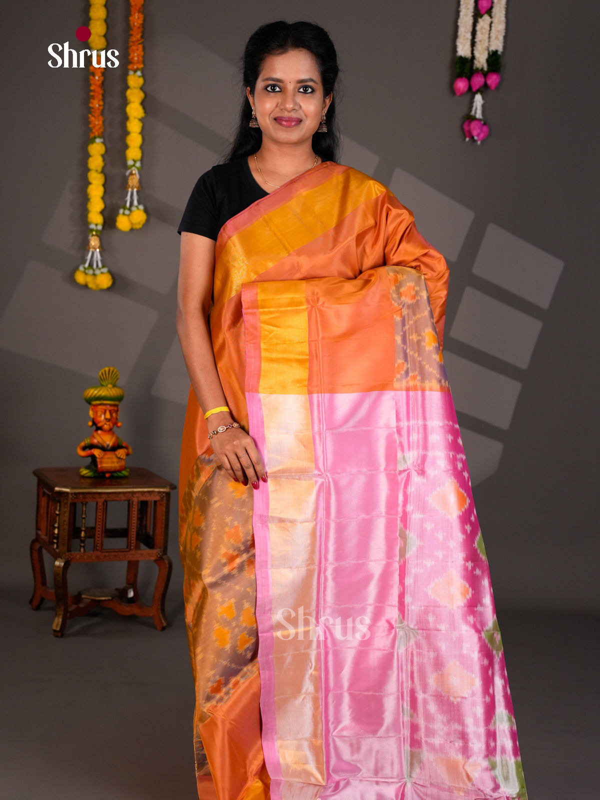 Semi uppada Saree - EBS25080 - Shop on Shrus.com