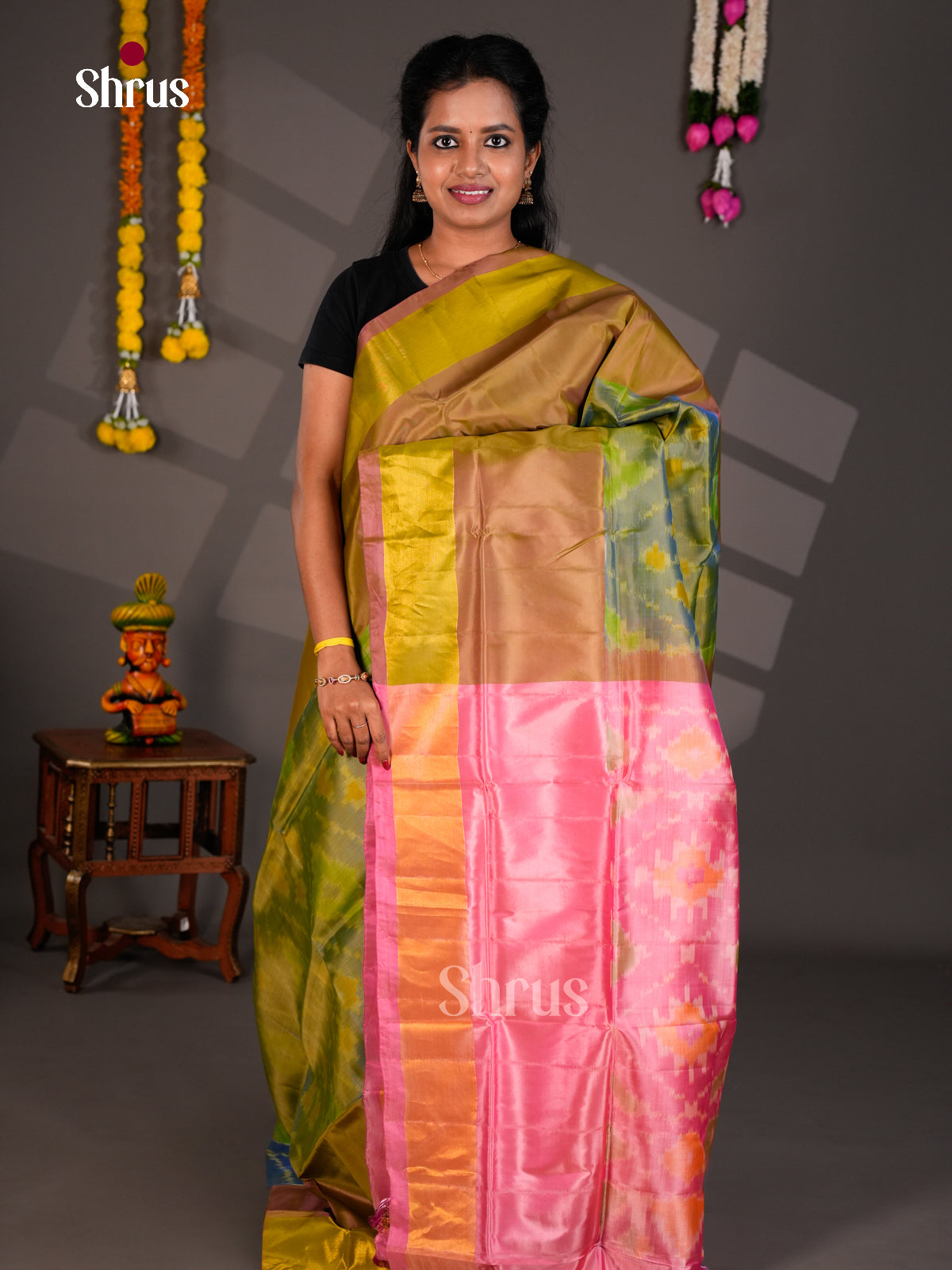 Semi uppada Saree - EBS25081 - Shop on Shrus.com