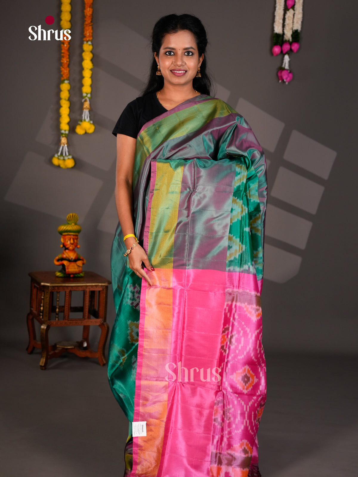 Semi uppada Saree - EBS25083 - Shop on Shrus.com