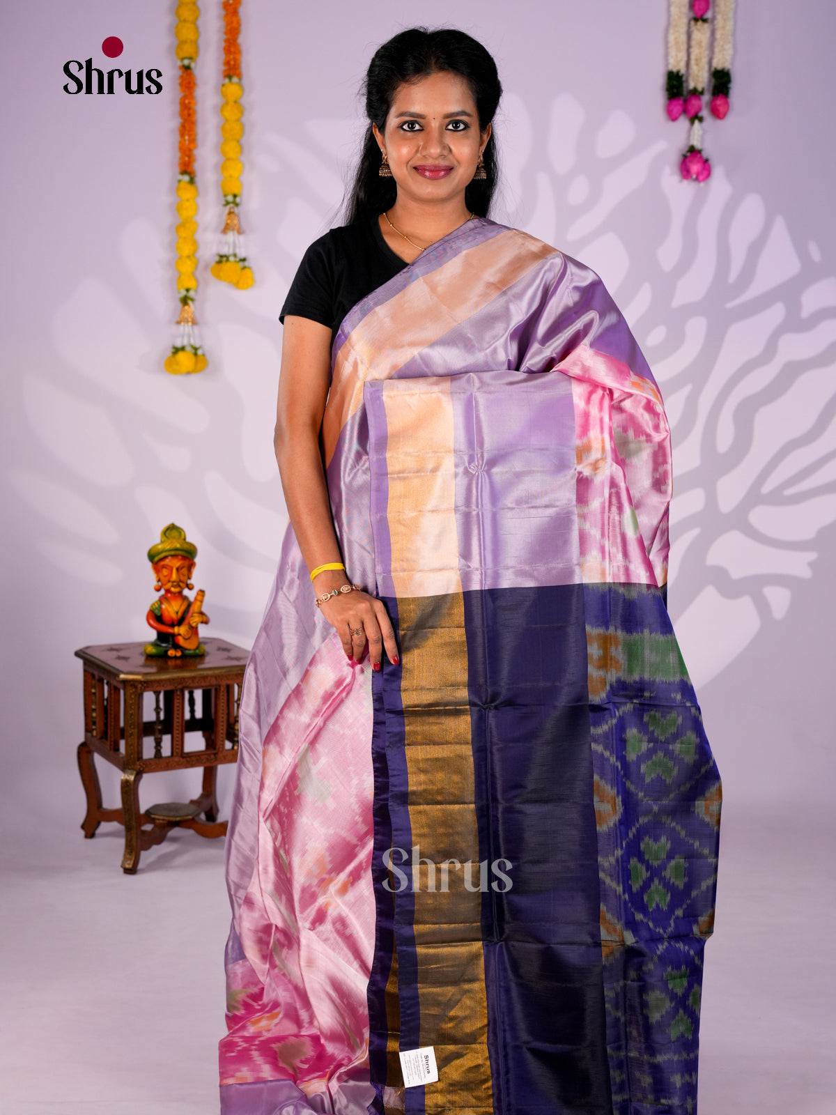 Semi uppada Saree - EBS25084 - Shop on Shrus.com