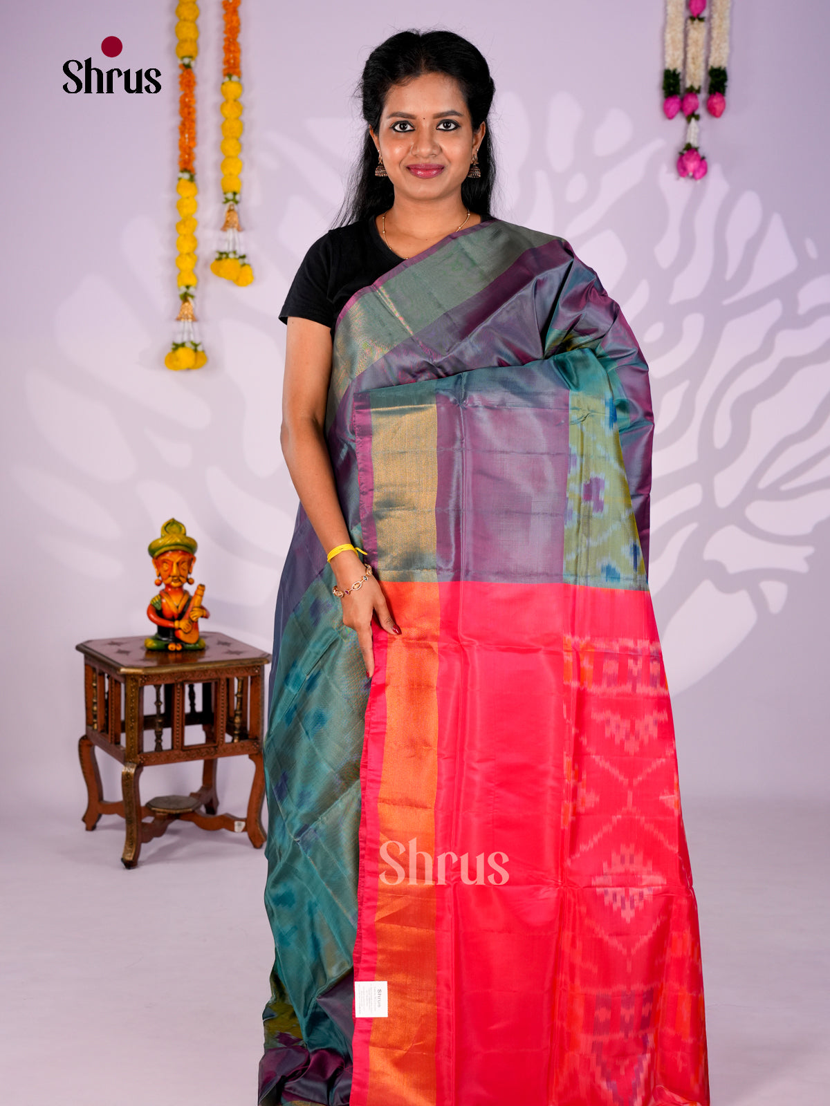 Semi uppada Saree - EBS25085 - Shop on Shrus.com