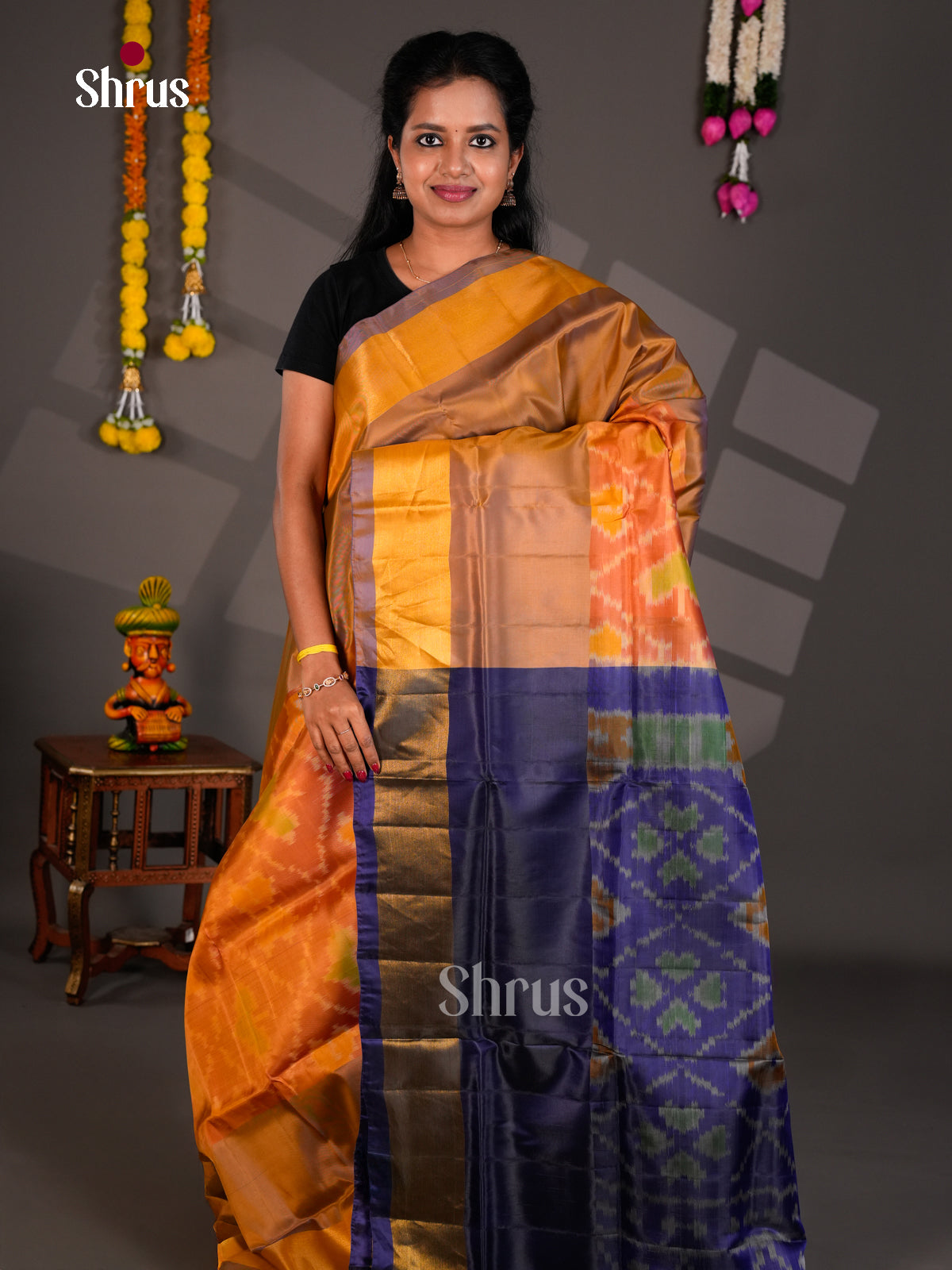 Semi uppada Saree - EBS25086 - Shop on Shrus.com