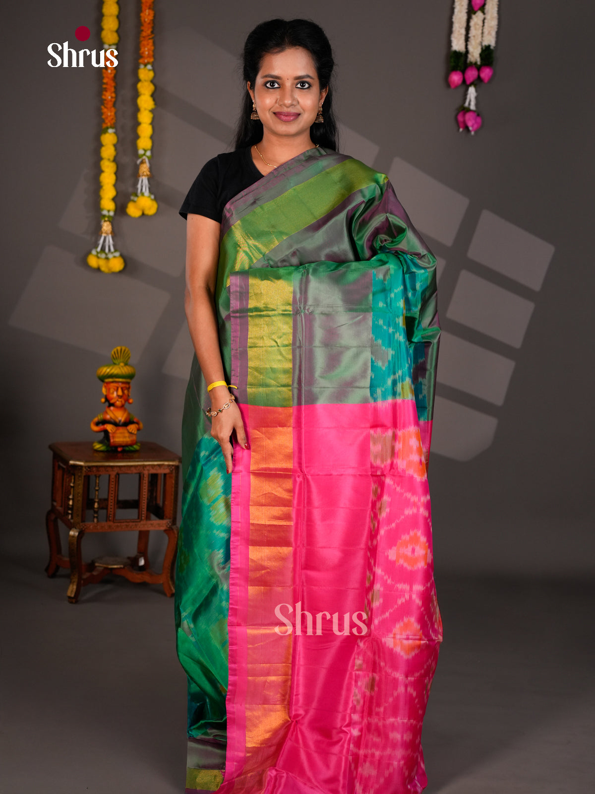 Semi uppada Saree - EBS25087 - Shop on Shrus.com