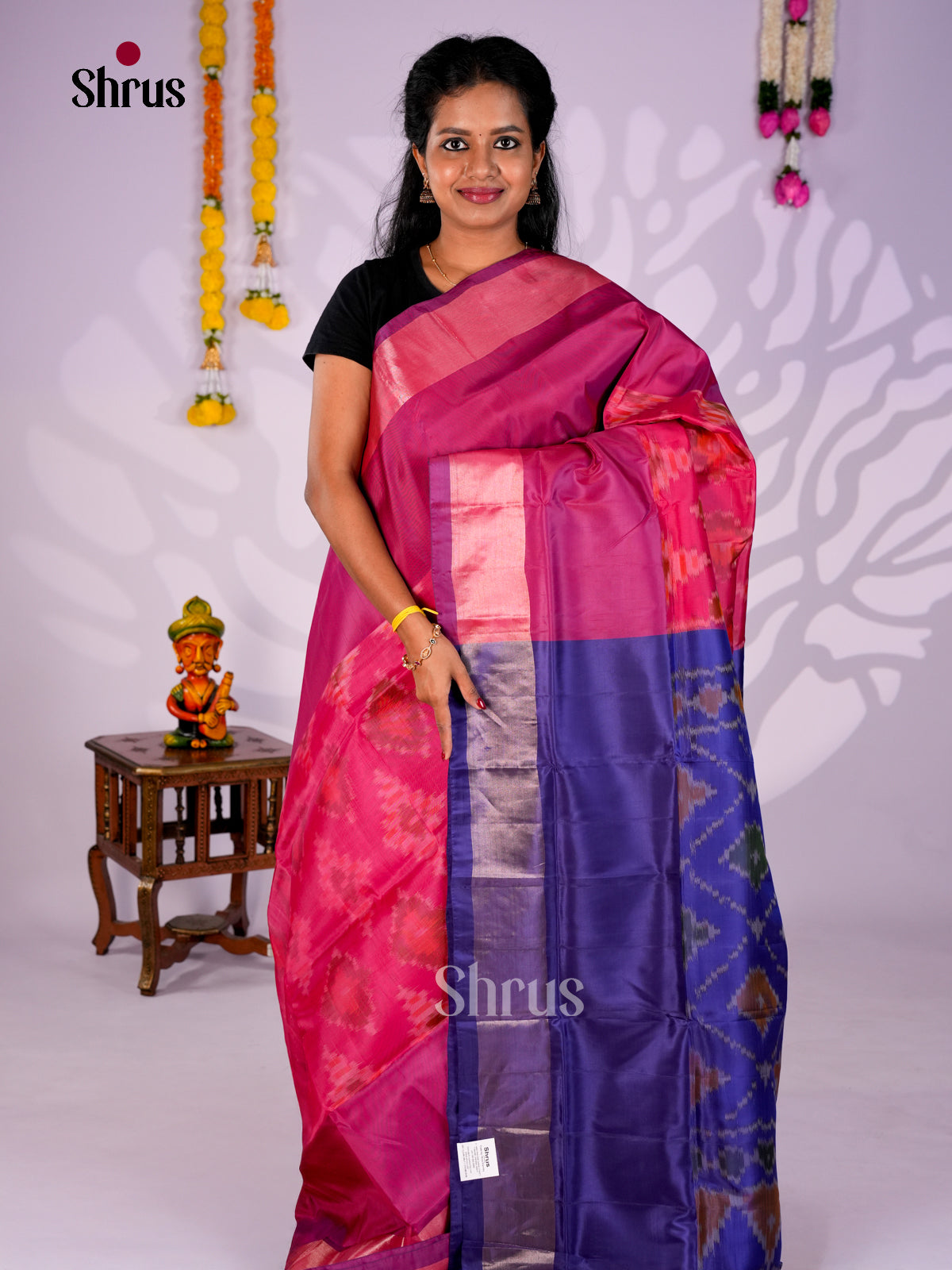 Semi uppada Saree - EBS25090 - Shop on Shrus.com