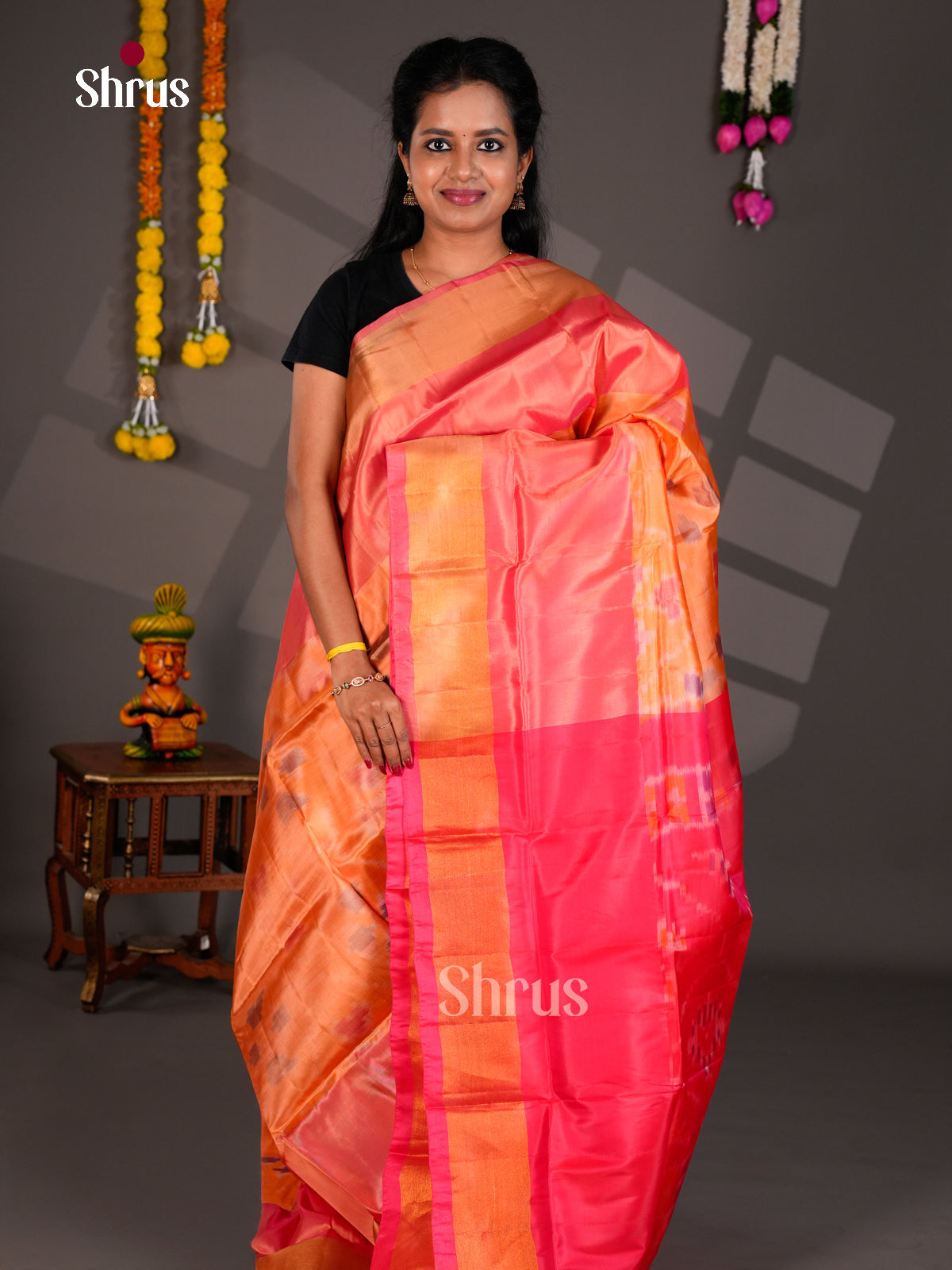 Semi uppada Saree - EBS25094 - Shop on Shrus.com