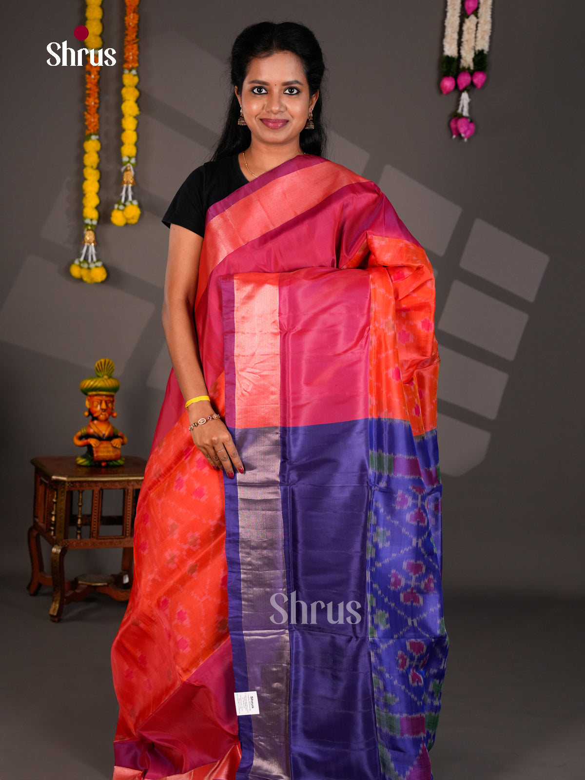 Semi uppada Saree - EBS25096 - Shop on Shrus.com