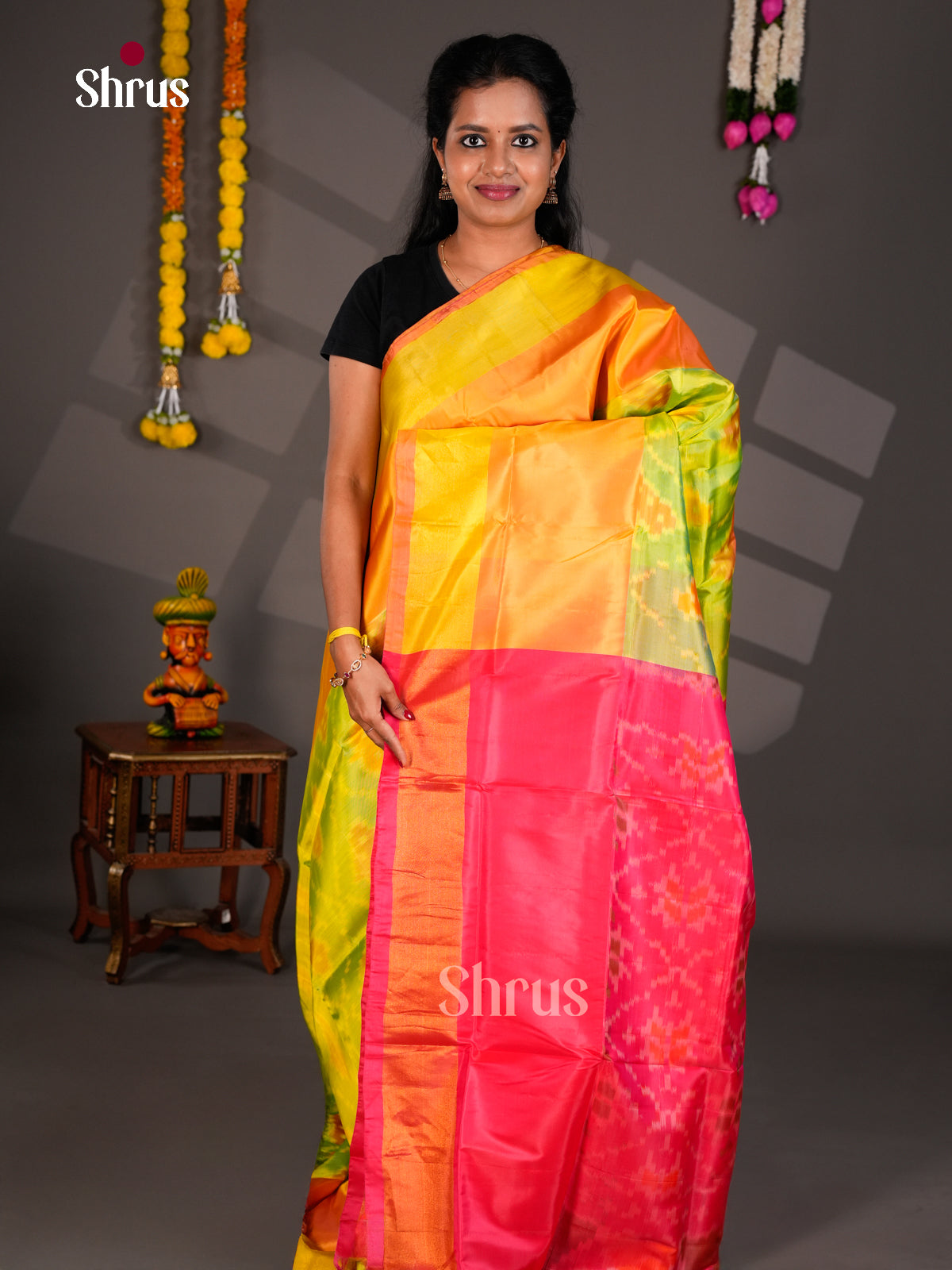 Semi uppada Saree - EBS25097 - Shop on Shrus.com