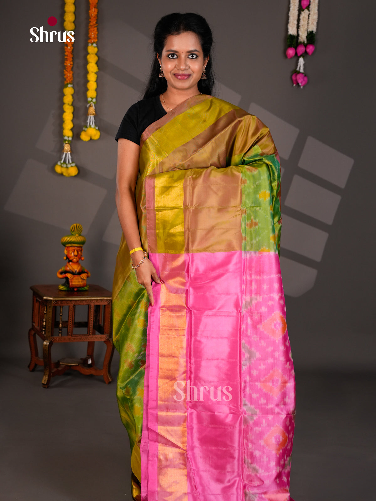 Semi uppada Saree - EBS25199 - Shop on Shrus.com