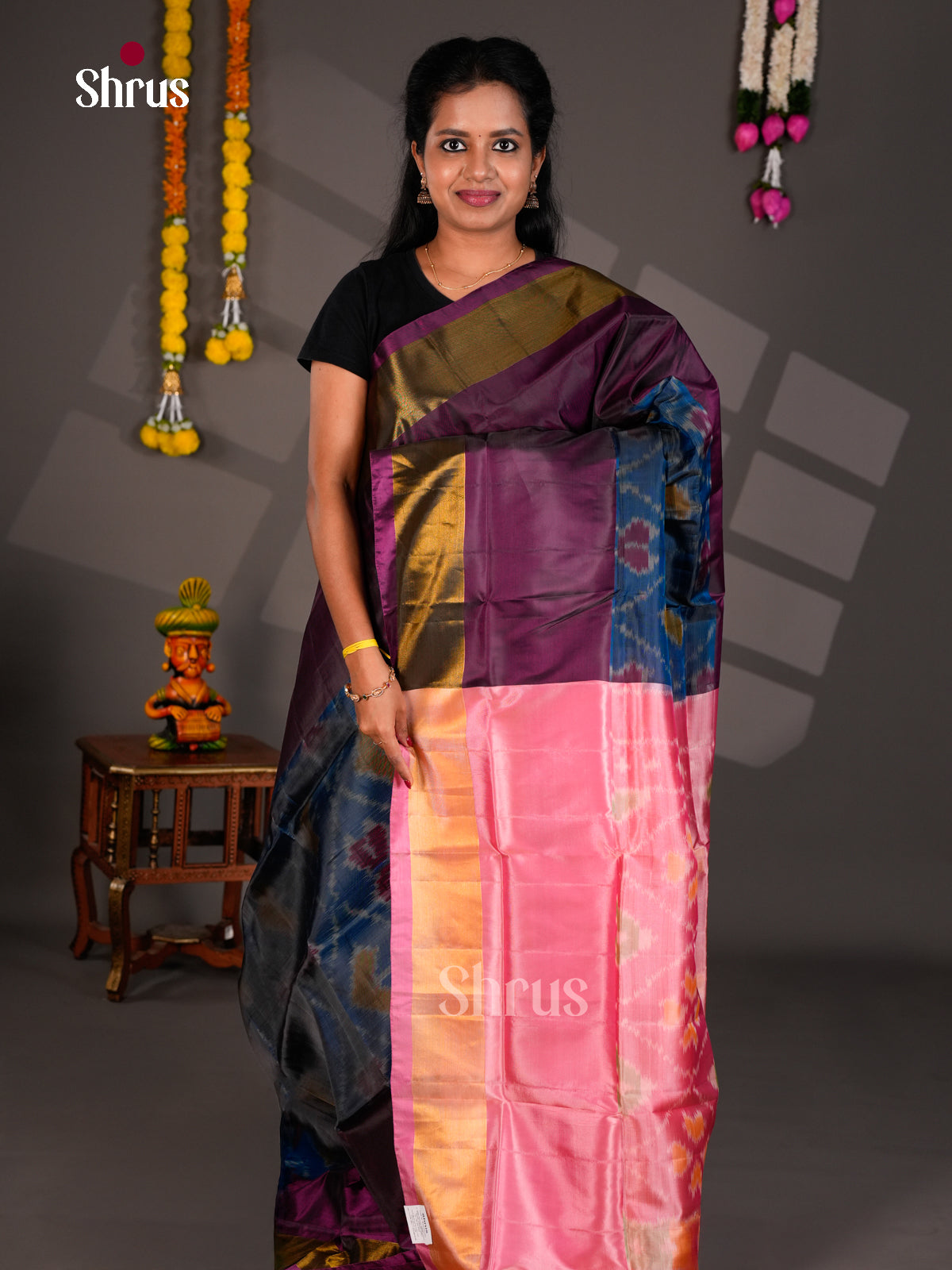 Semi uppada Saree - EBS25203 - Shop on Shrus.com