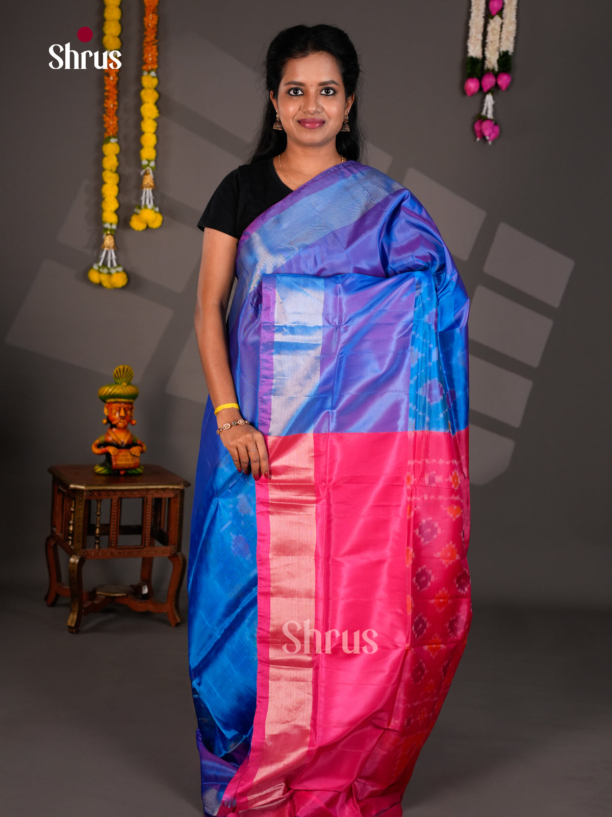 Semi uppada Saree - EBS25206 - Shop on Shrus.com