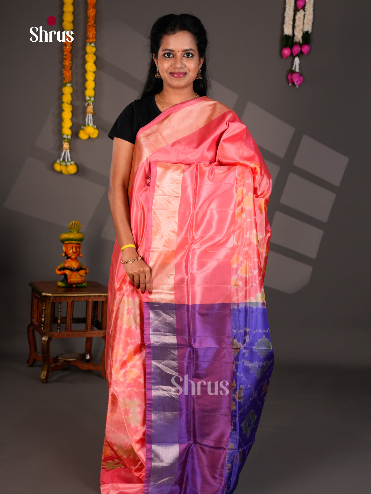 Semi uppada Saree - EBS25209 - Shop on Shrus.com
