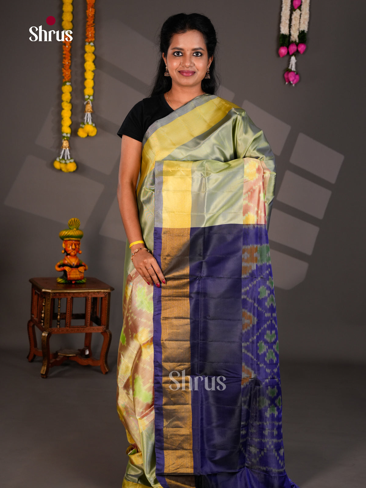 Semi uppada Saree - EBS25212 - Shop on Shrus.com