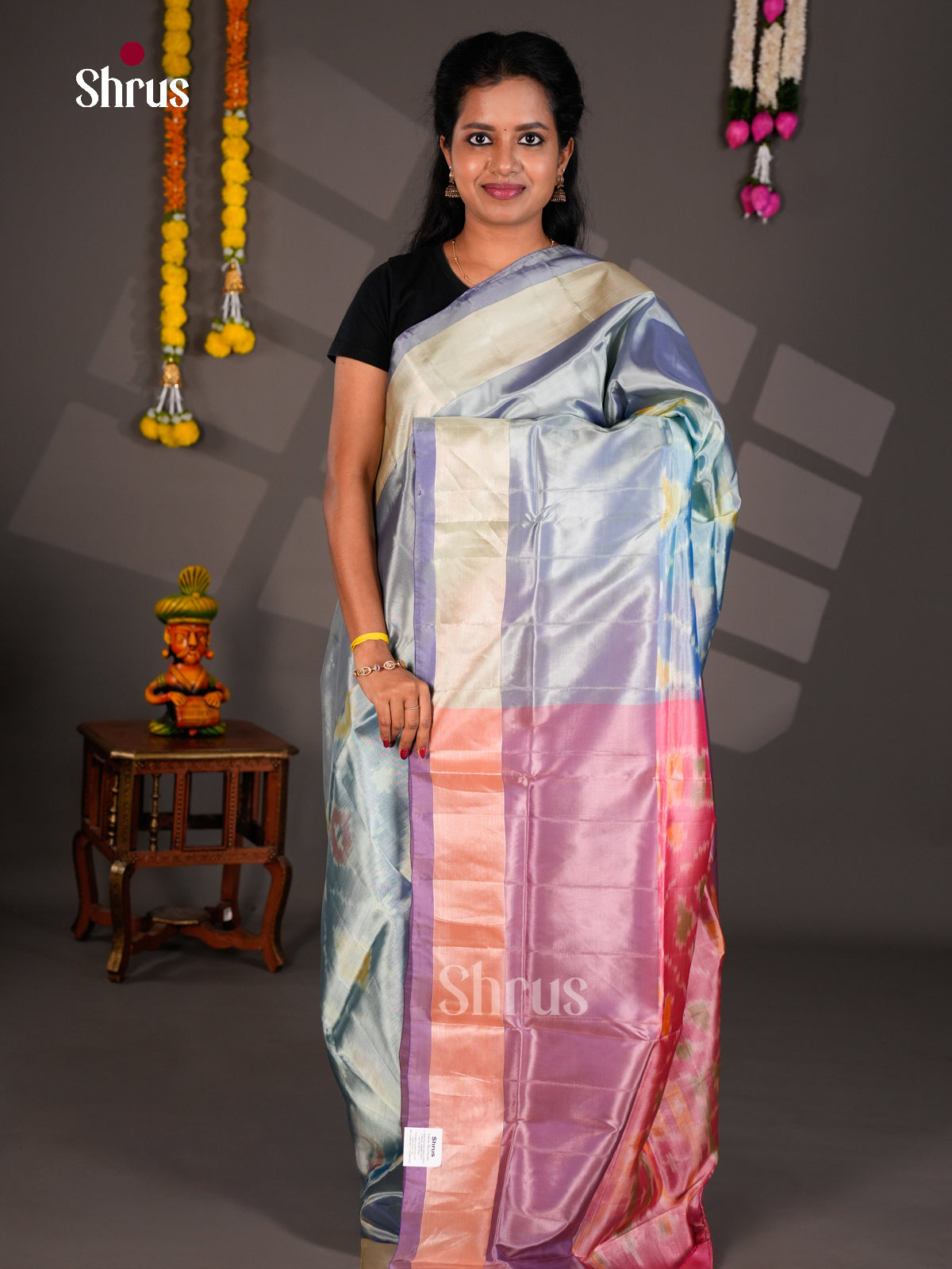 Semi uppada Saree - EBS25213 - Shop on Shrus.com