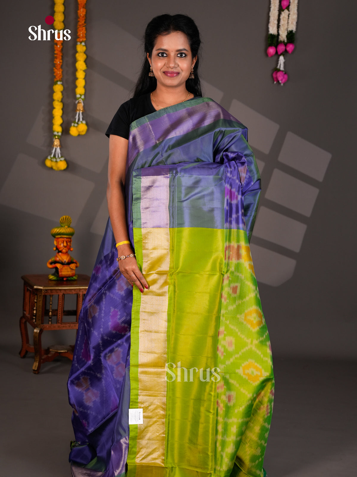 Semi uppada Saree - EBS25215 - Shop on Shrus.com