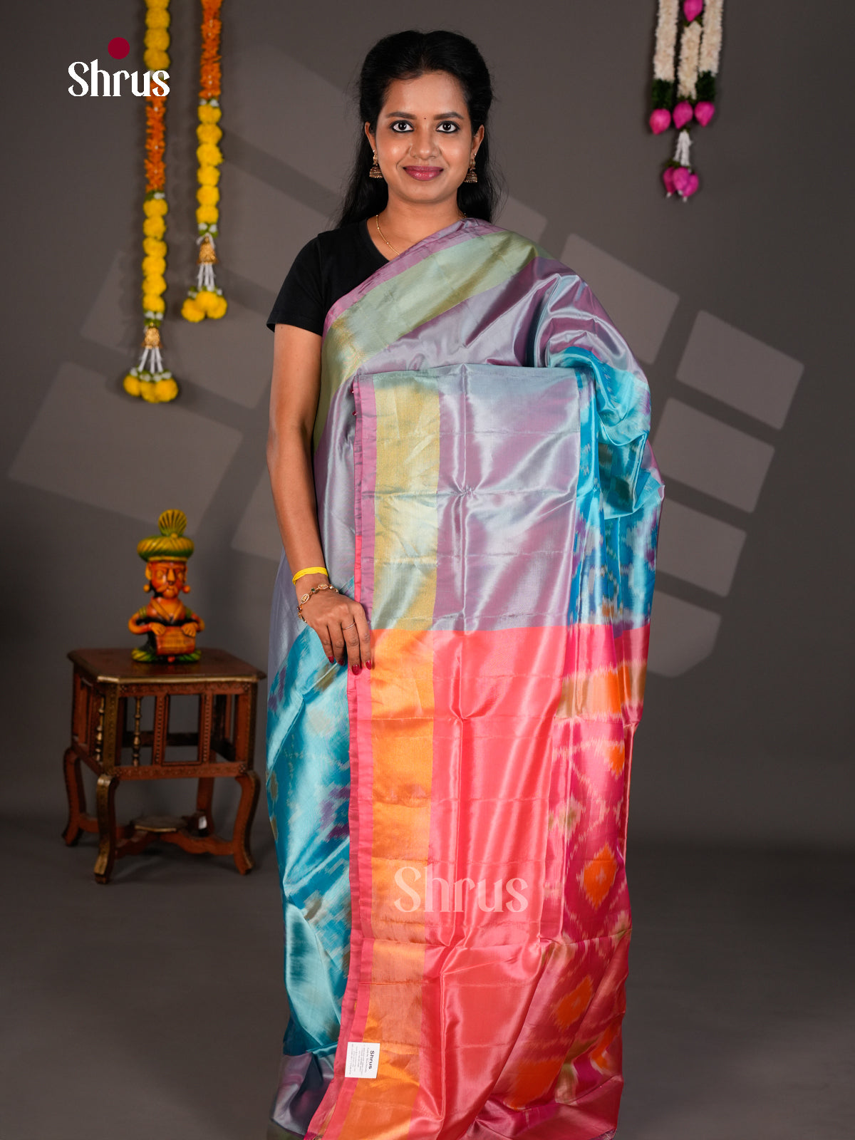 Semi uppada Saree - EBS25216 - Shop on Shrus.com