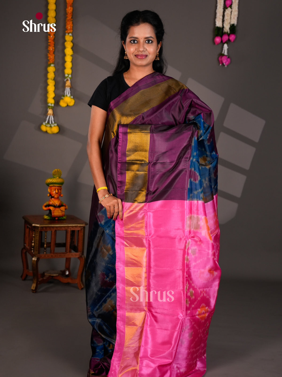Semi uppada Saree - EBS25219 - Shop on Shrus.com