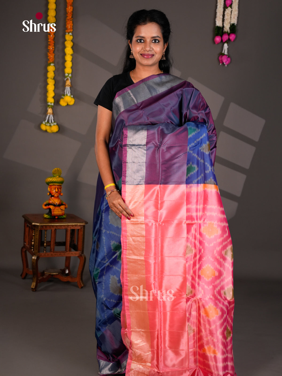 Semi uppada Saree - EBS25220 - Shop on Shrus.com