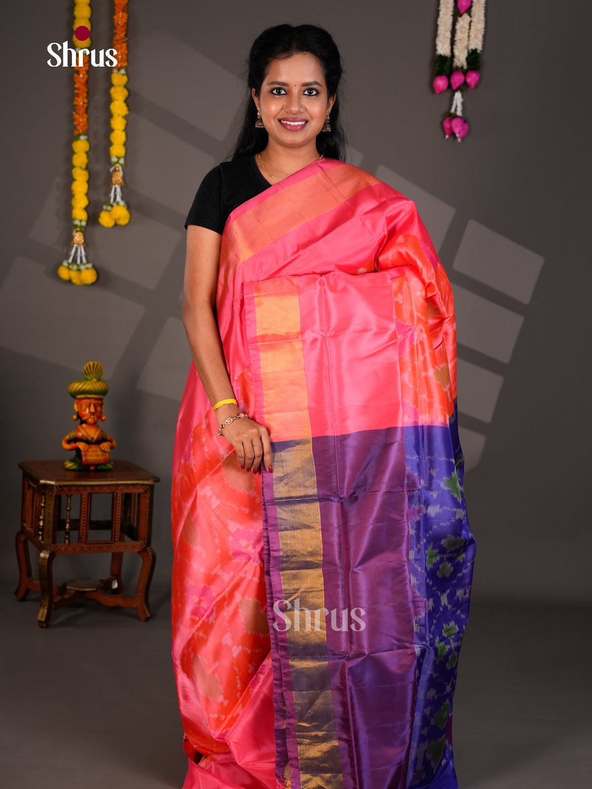 Semi uppada Saree - EBS25222 - Shop on Shrus.com