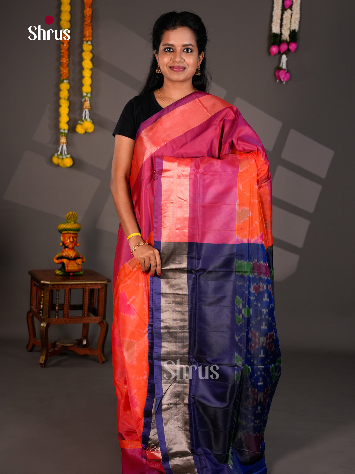 Semi uppada Saree - EBS25224 - Shop on Shrus.com