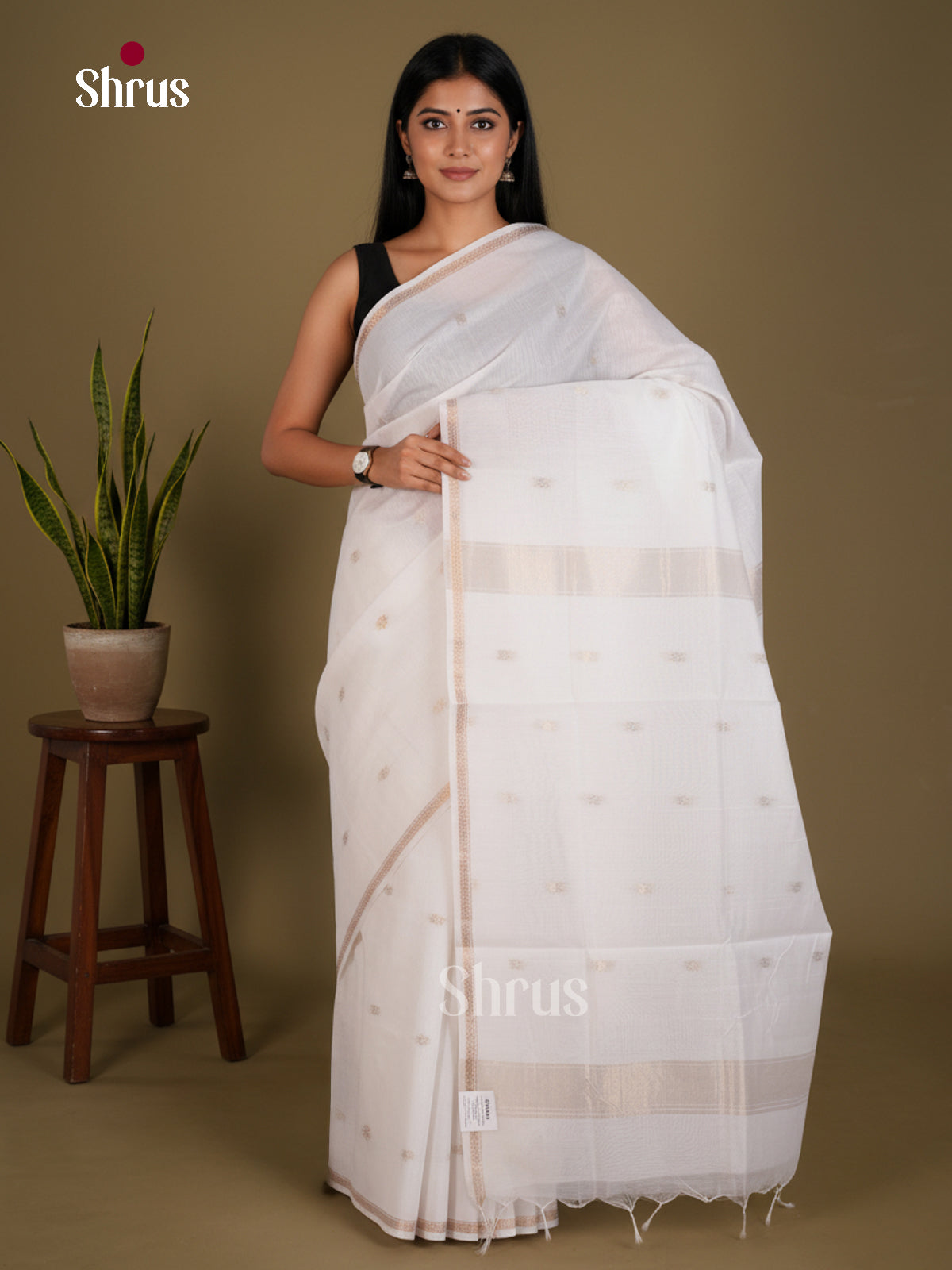 EBS26077 - Semi Maheshwari Saree - Shop on Shrus.com