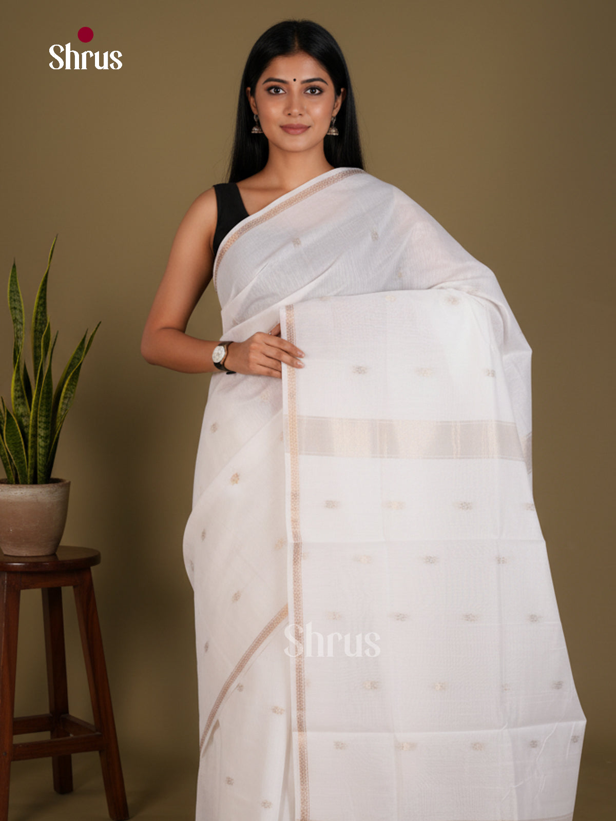 EBS26077 - Semi Maheshwari Saree - Shop on Shrus.com