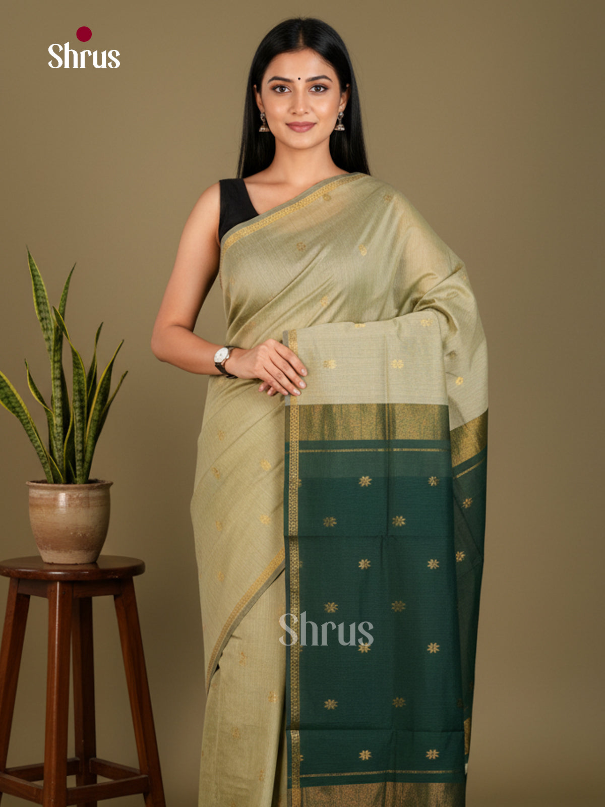 EBS26081 - Semi Maheshwari Saree - Shop on Shrus.com