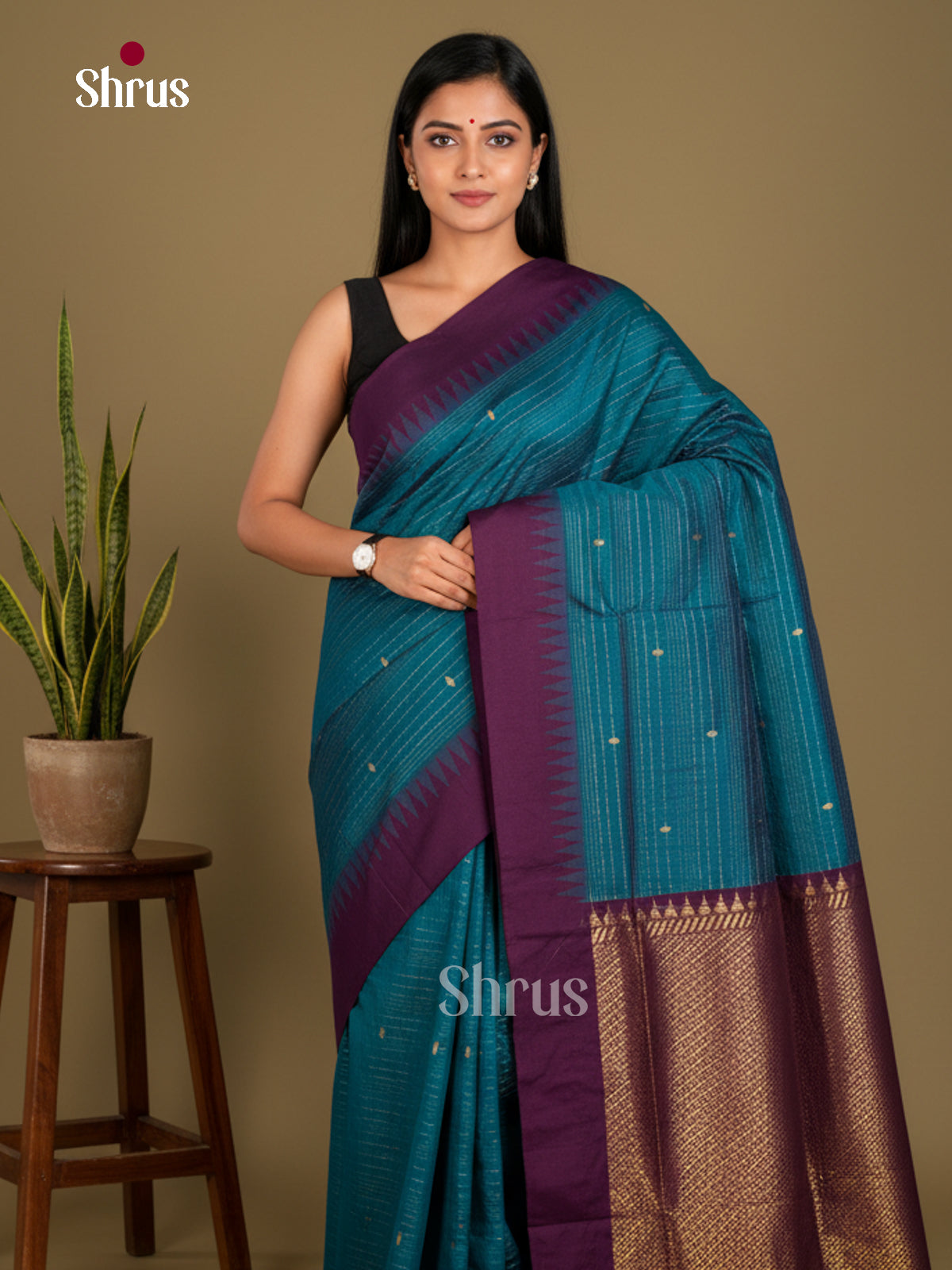 Kalyani Cotton Saree - EBS27008 - Shop on Shrus.com