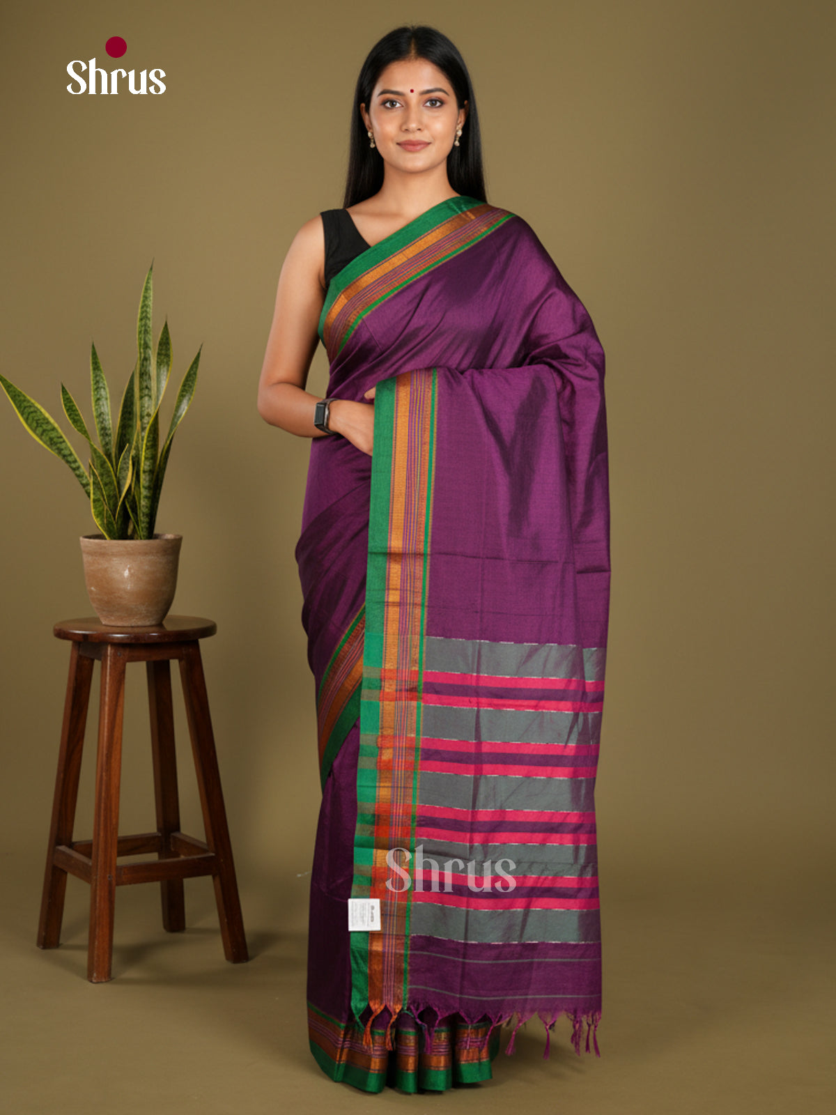 Narayanpet Cotton Saree - EBS28002 - Shop on Shrus.com