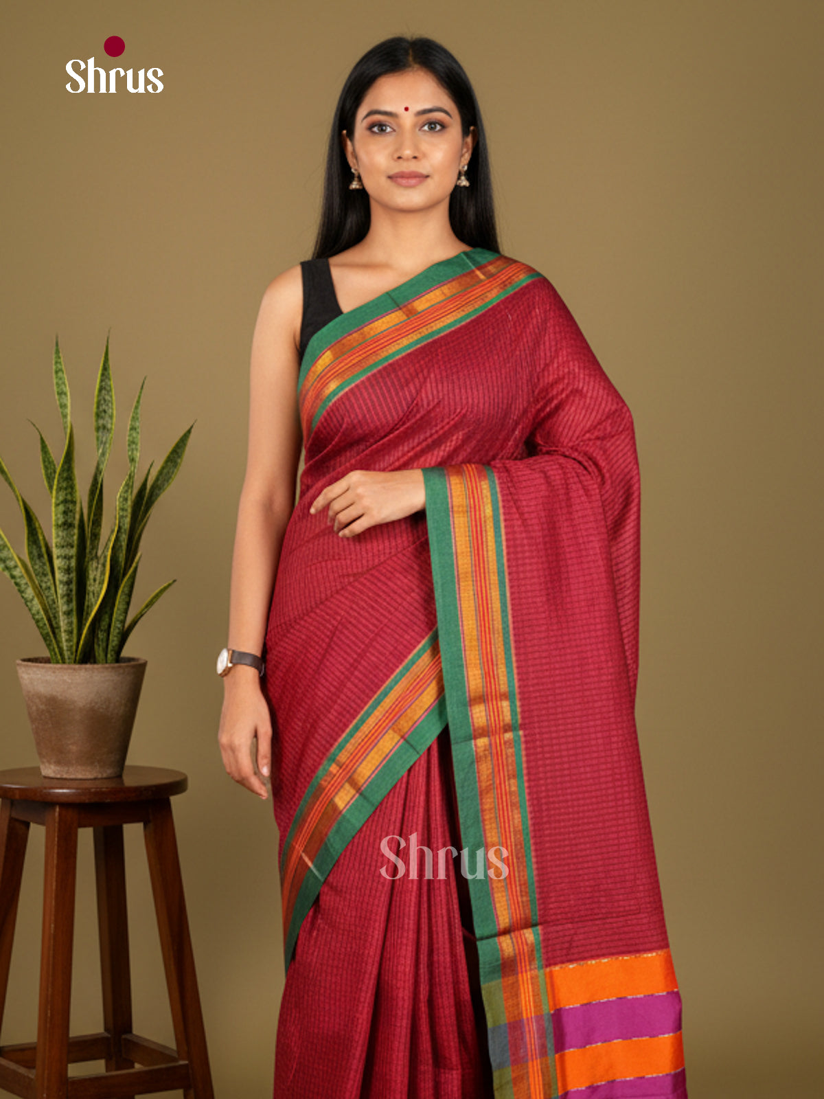 Narayanpet Cotton Saree - EBS28017 - Shop on Shrus.com