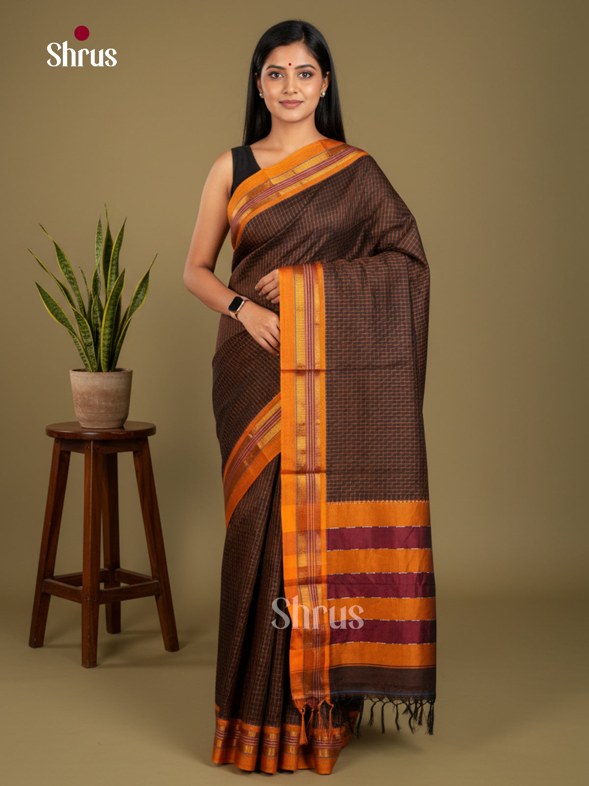 Narayanpet Cotton Saree - EBS28022 - Shop on Shrus.com