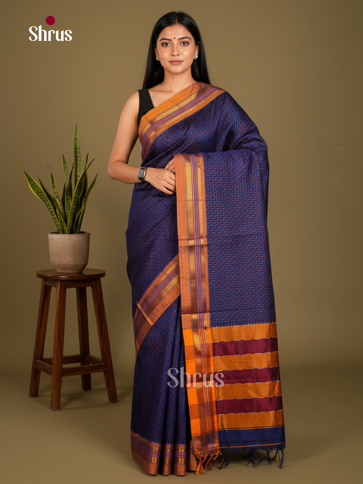 Narayanpet Cotton Saree - EBS28023 - Shop on Shrus.com