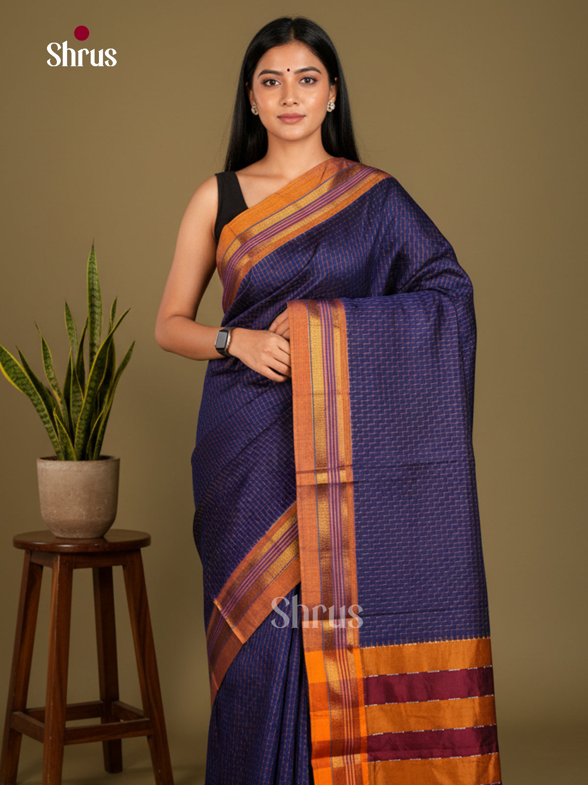 Narayanpet Cotton Saree - EBS28023 - Shop on Shrus.com
