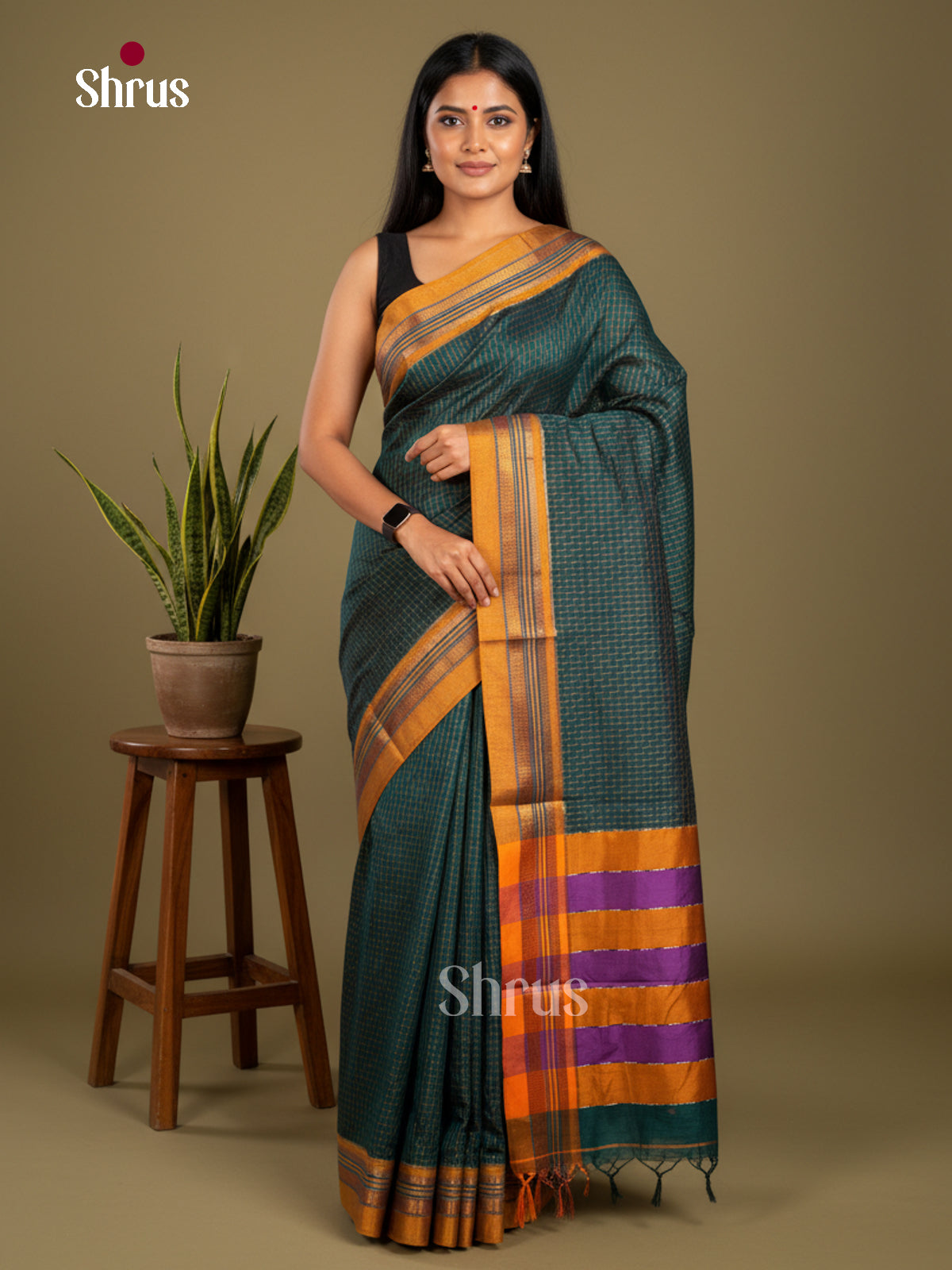 Narayanpet Cotton Saree - EBS28027 - Shop on Shrus.com