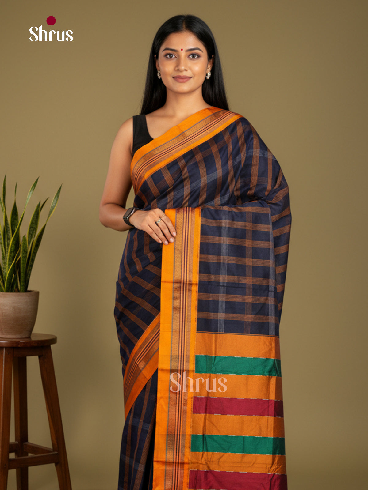 Narayanpet Cotton Saree - EBS28031 - Shop on Shrus.com