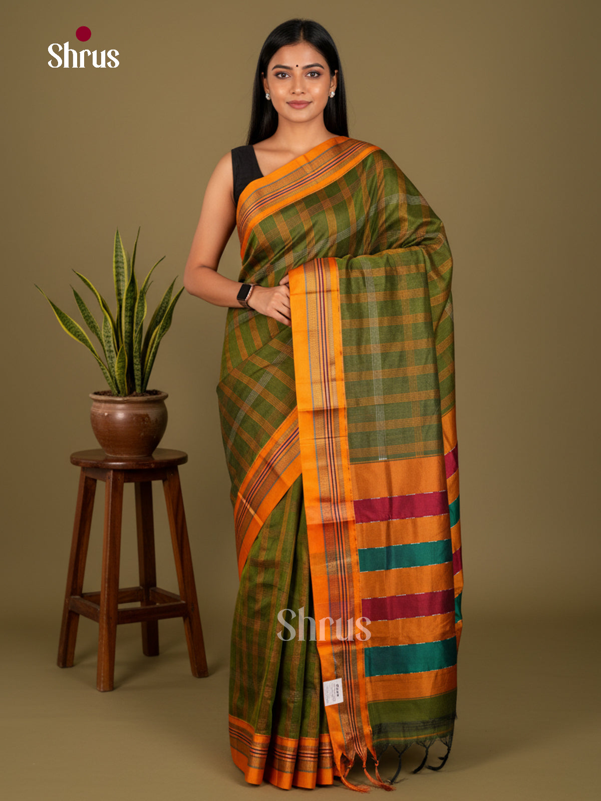 Narayanpet Cotton Saree - EBS28032 - Shop on Shrus.com