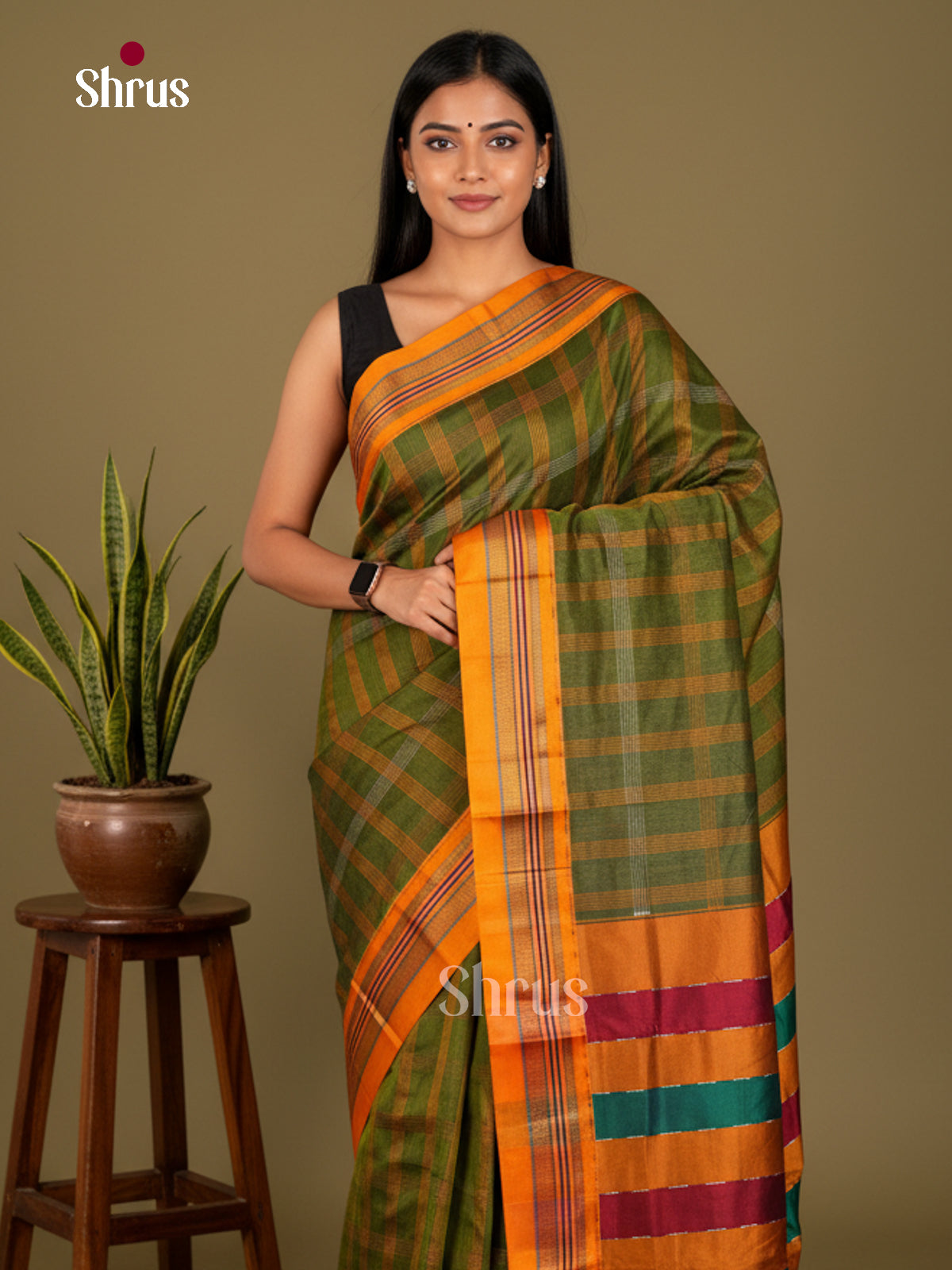 Narayanpet Cotton Saree - EBS28032 - Shop on Shrus.com