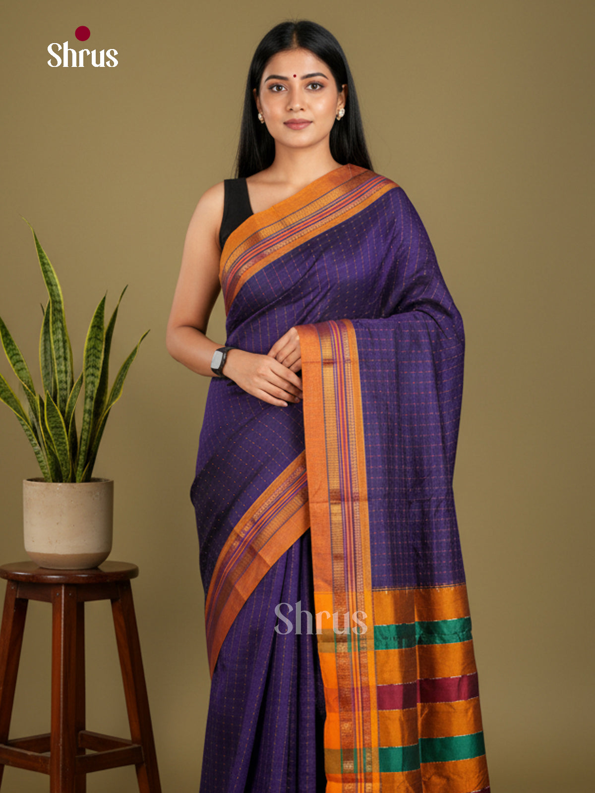 Narayanpet Cotton Saree - EBS28038 - Shop on Shrus.com