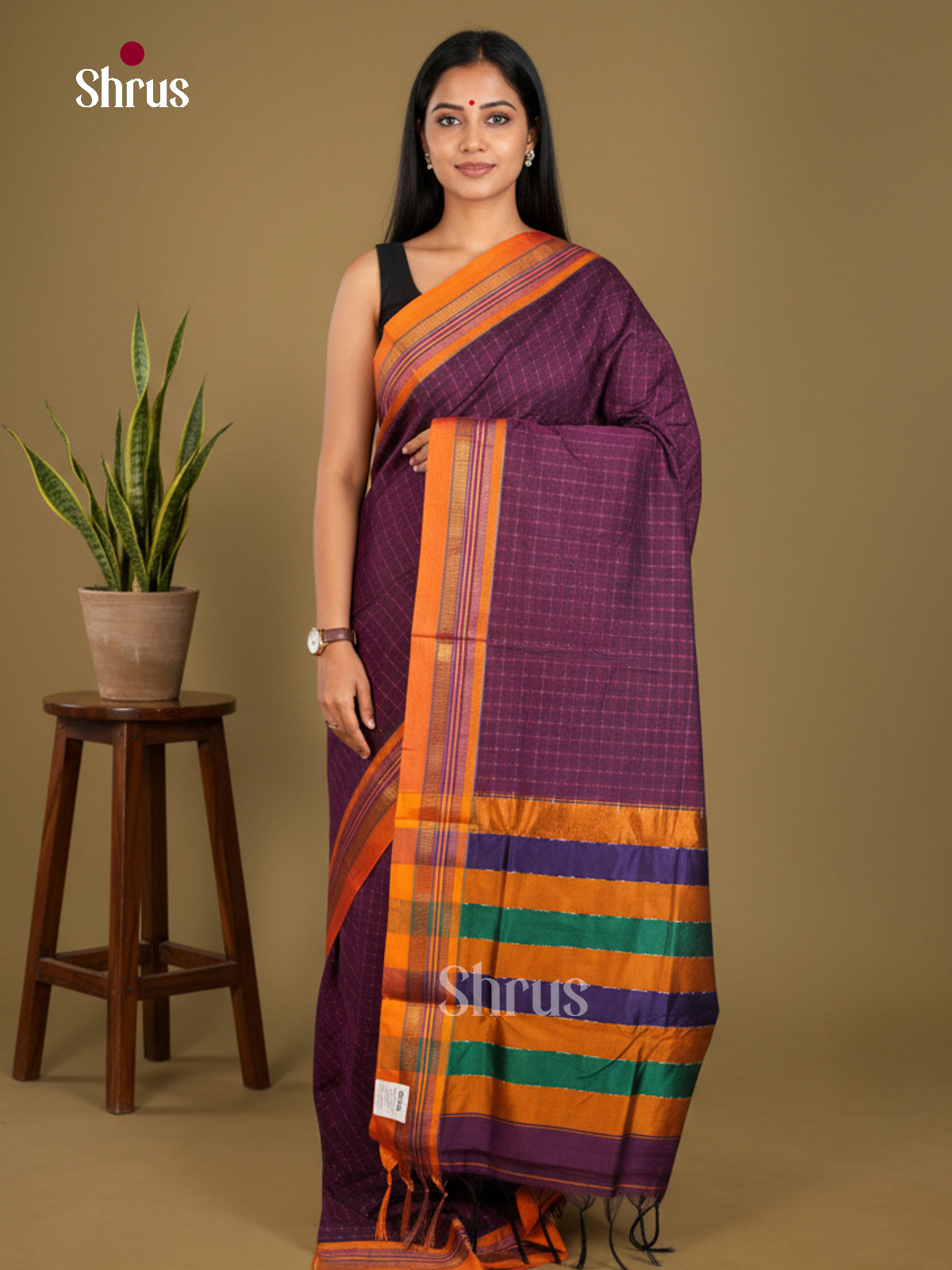 Narayanpet Cotton Saree - EBS28041 - Shop on Shrus.com