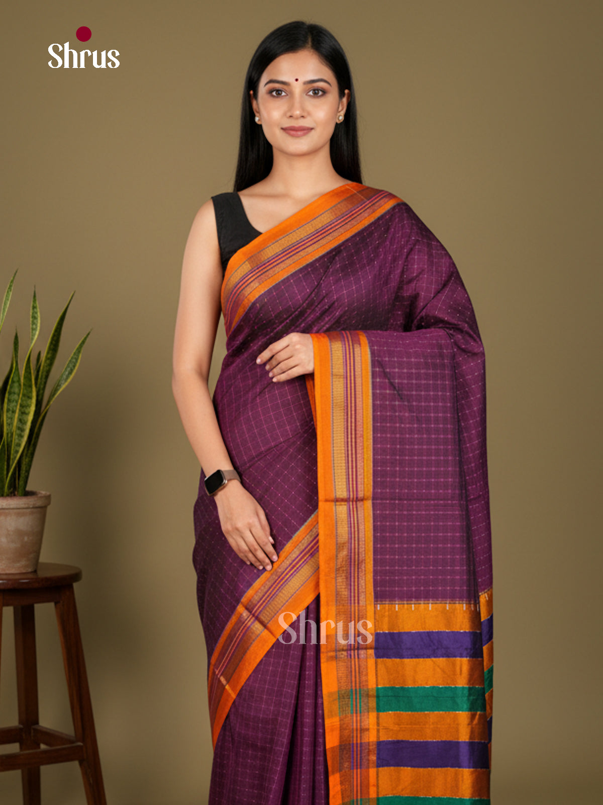 Narayanpet Cotton Saree - EBS28043 - Shop on Shrus.com