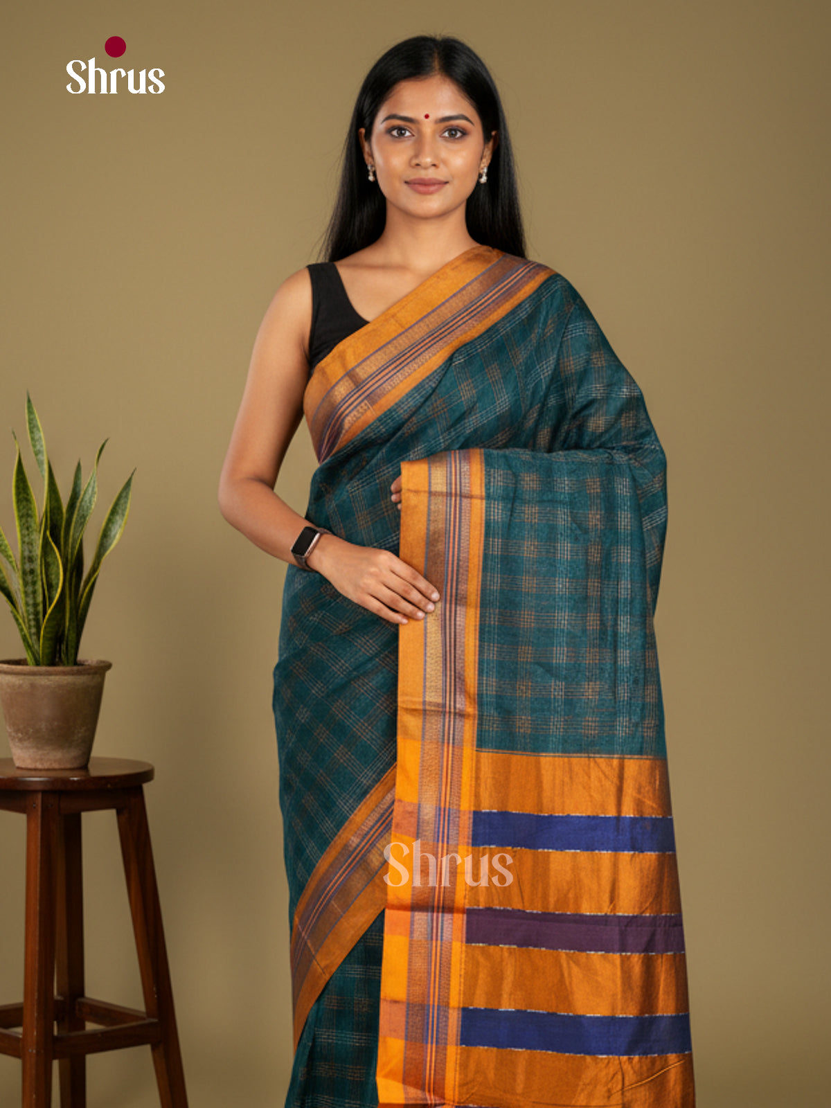 Narayanpet Cotton Saree - EBS28047 - Shop on Shrus.com
