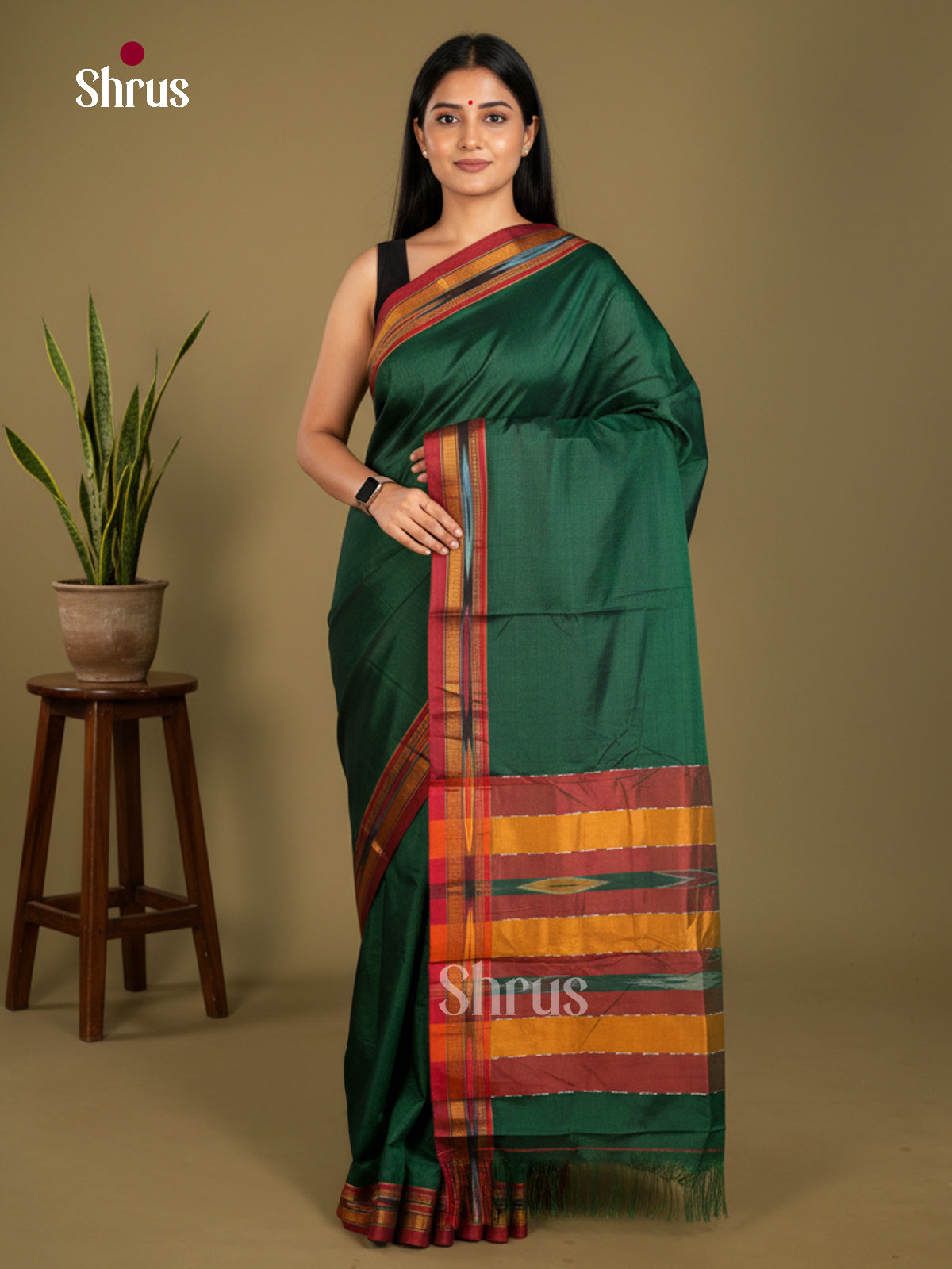 Narayanpet Cotton Saree - EBS28078 - Shop on Shrus.com