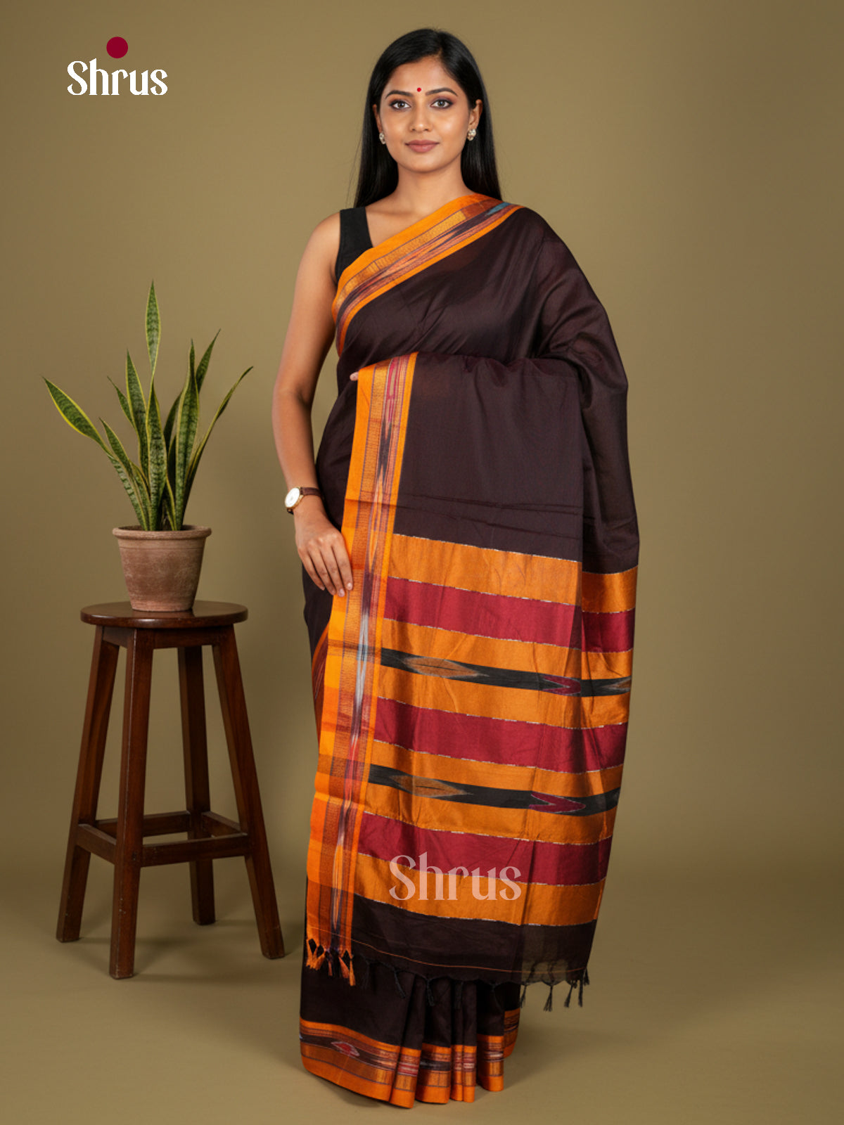 Narayanpet Cotton Saree - EBS28079 - Shop on Shrus.com