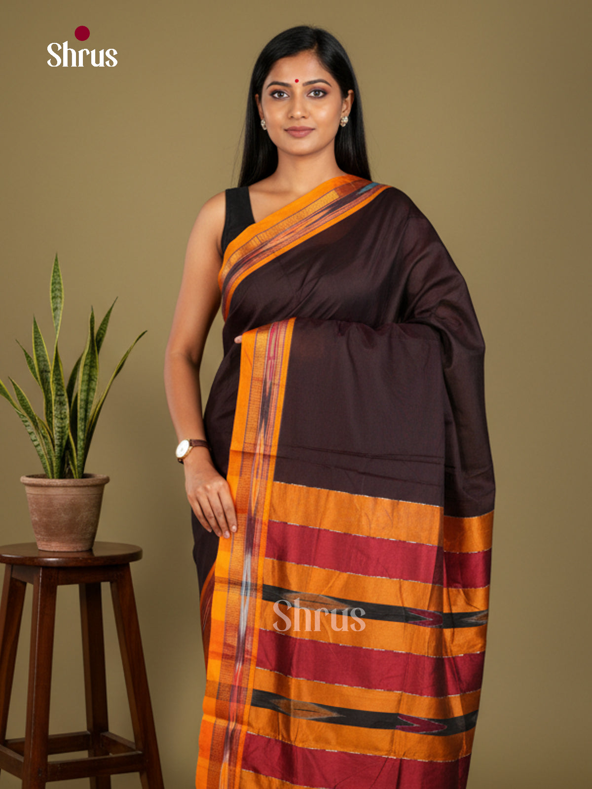 Narayanpet Cotton Saree - EBS28079 - Shop on Shrus.com